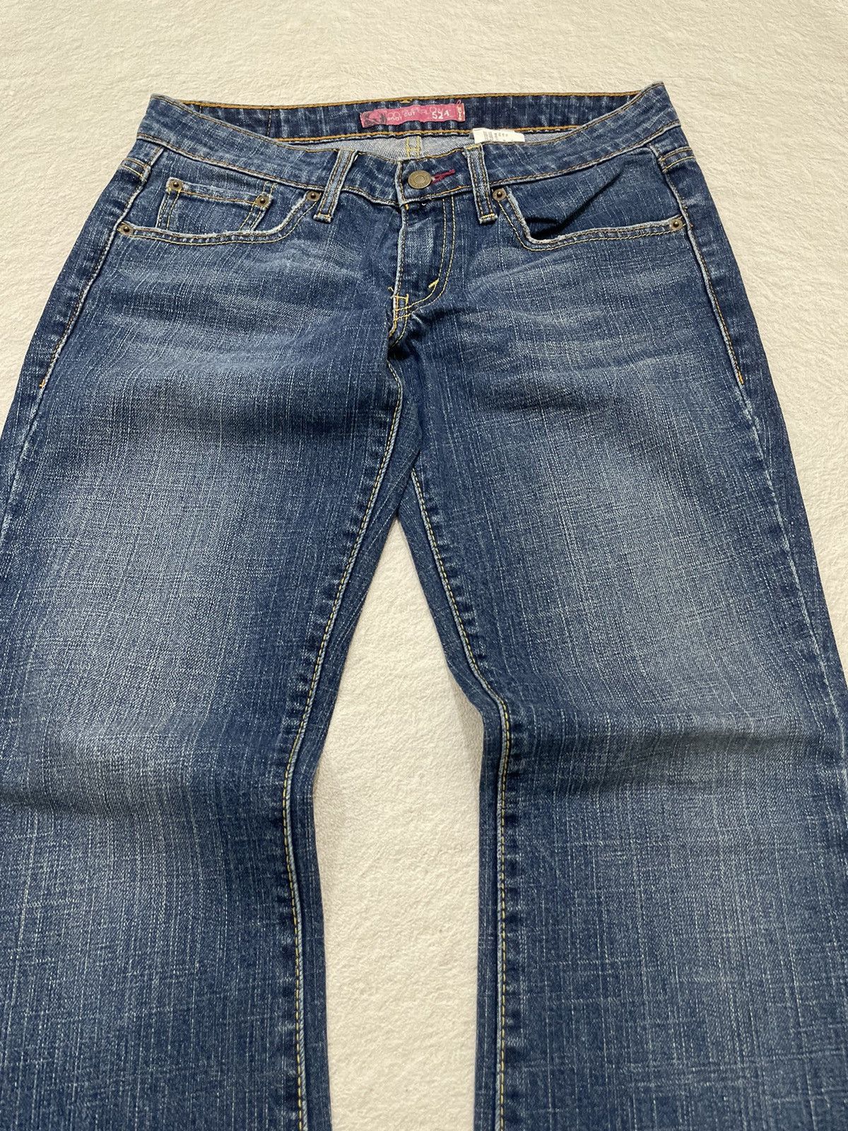 Levi's 2000s Levi’s Flare Denim Bootcut Jeans Washed Y2K Japan Size US 26 / EU 42 - 2 Thumbnail