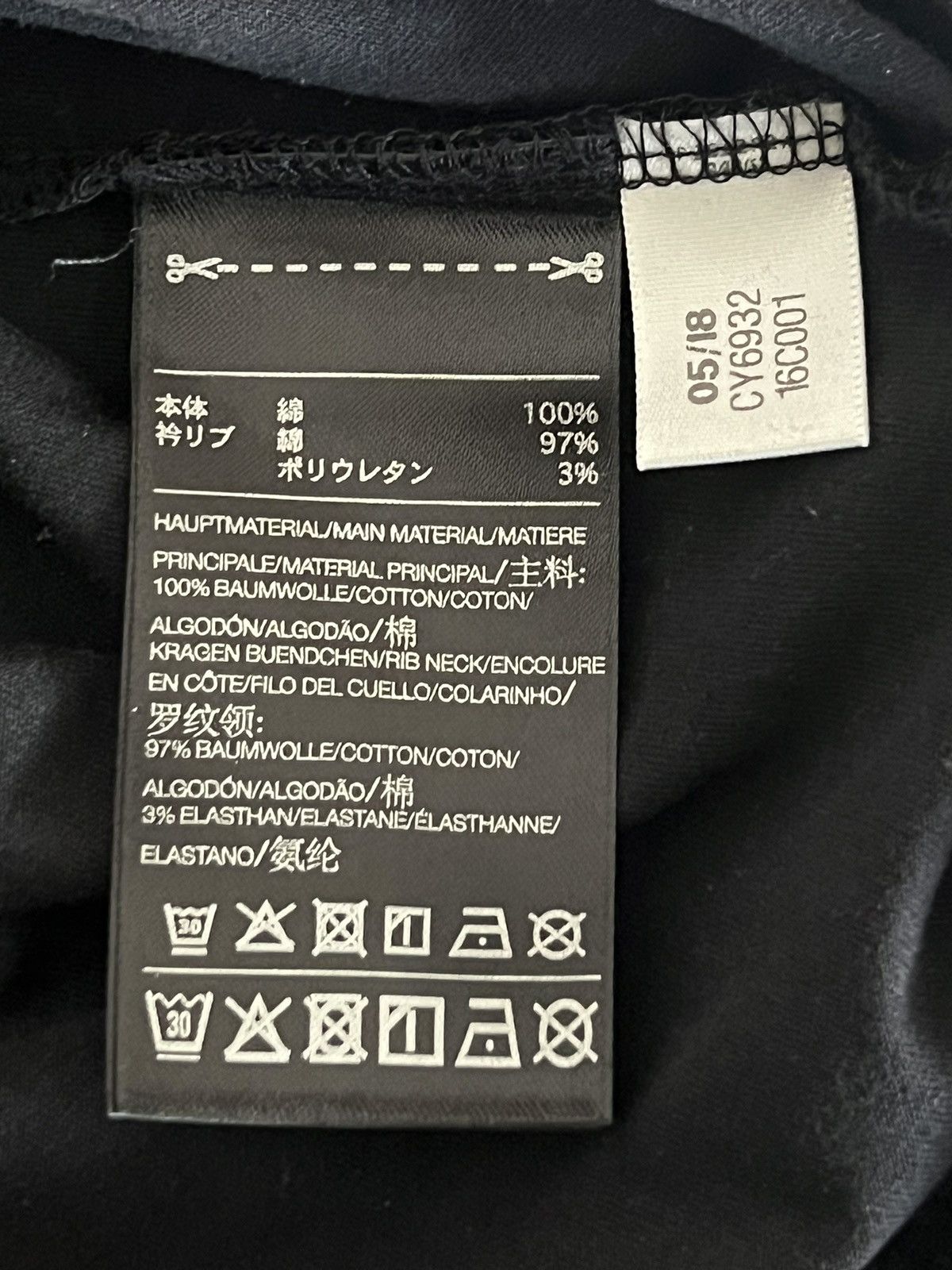 Adidas × Y-3 × Yohji Yamamoto Y-3 black shirt Size US M / EU 48-50 / 2 - 4 Thumbnail