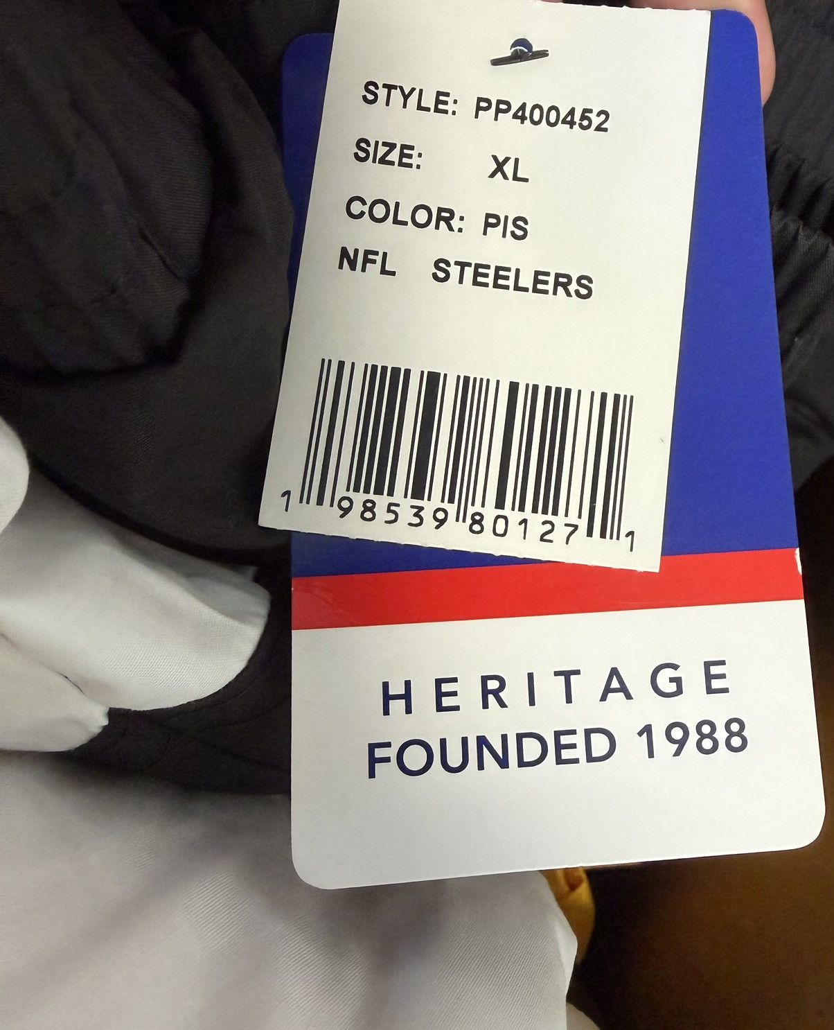 Pro Player NFL Pittsburgh Steelers Script Puffer Hooded Jacket VTG 90 Size US XL / EU 56 / 4 - 6 Thumbnail