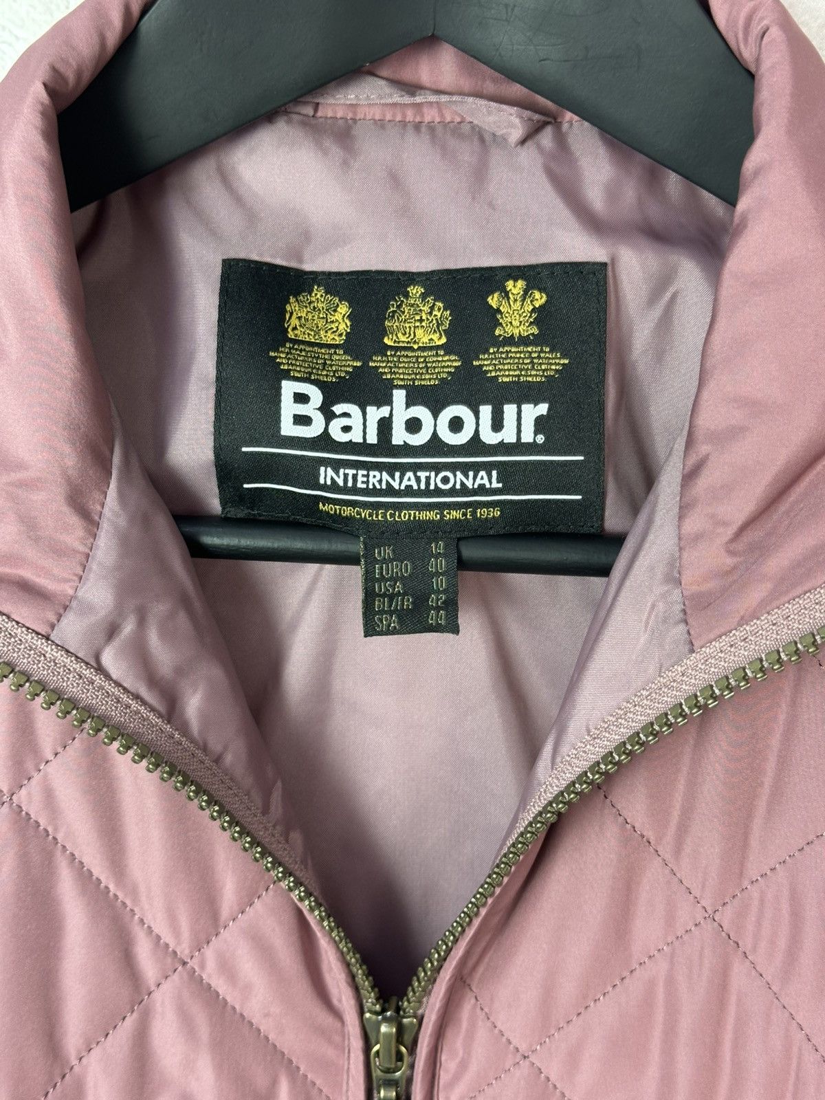 Barbour Barbour International Farleight Quilted Powder Womens Jacket Size L / US 10 / IT 46 - 5 Thumbnail