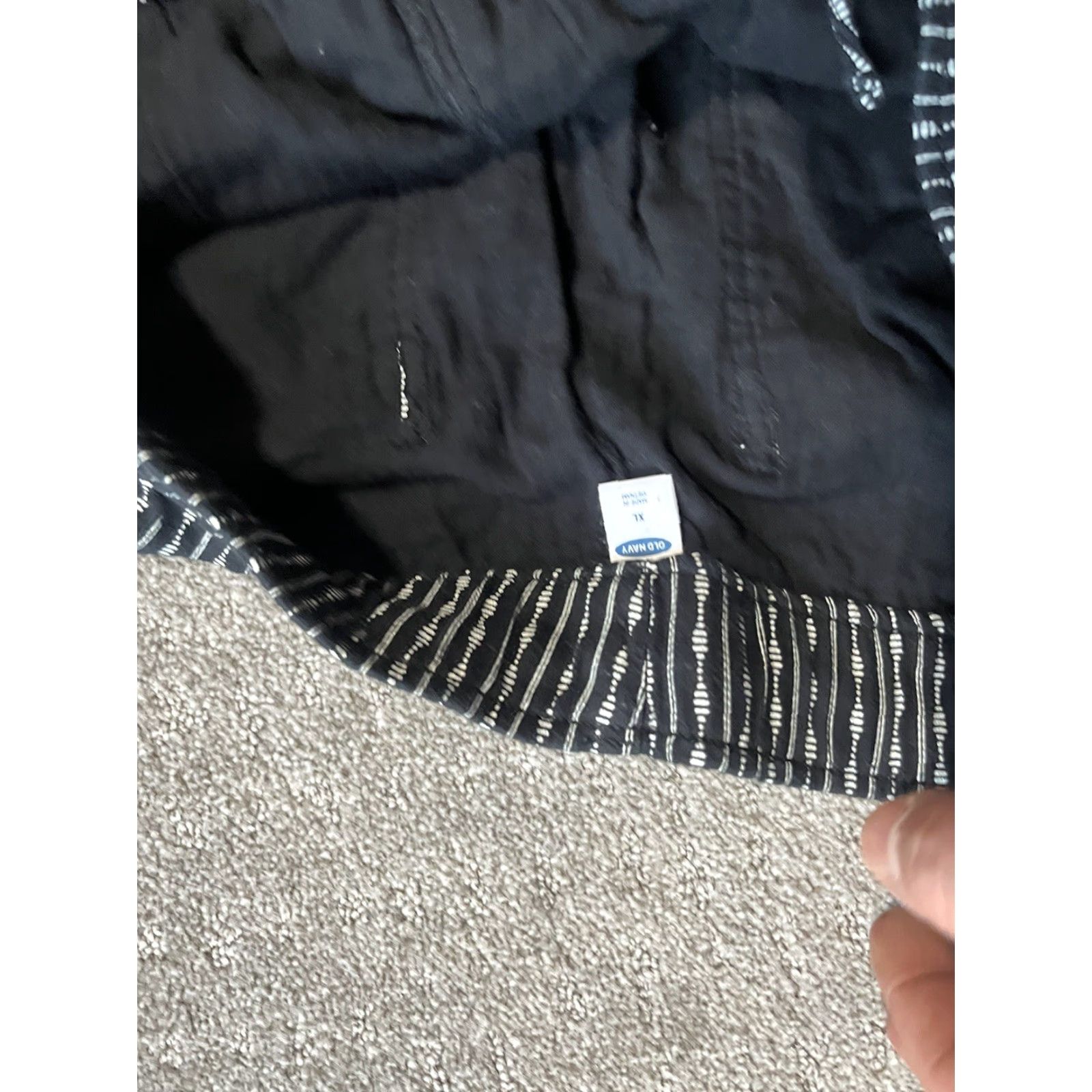 Old Navy Old Navy Pants Womens XL Black Pull On Cropped Tapered Casual Size 40" / US 18 - 5 Thumbnail