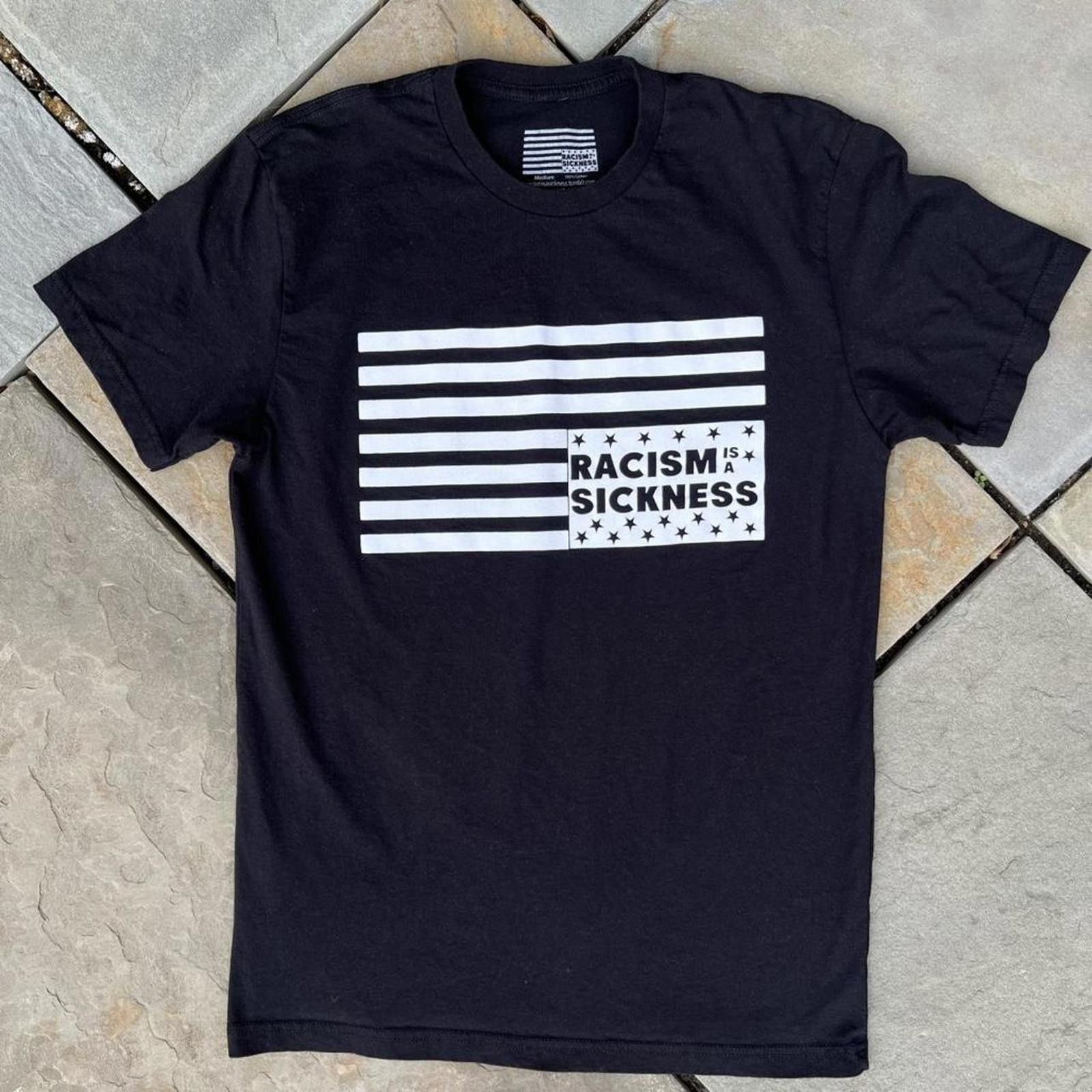 Other Black “Racism Is A Sickness” brand graphic tee Size US M / EU 48-50 / 2 - 1 Thumbnail