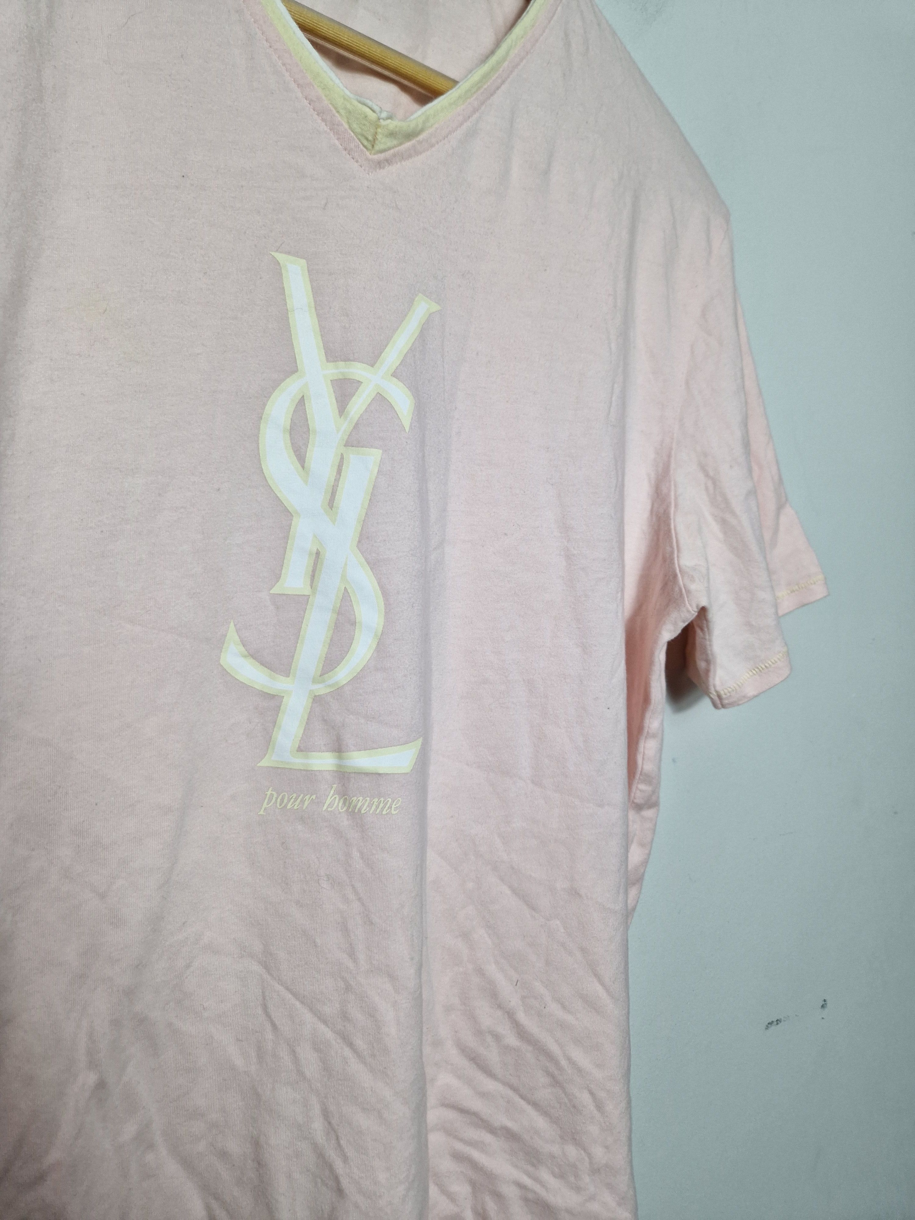 Vintage × Yves Saint Laurent Yves Saint Laurent YSL big logo tee Size US M / EU 48-50 / 2 - 3 Thumbnail
