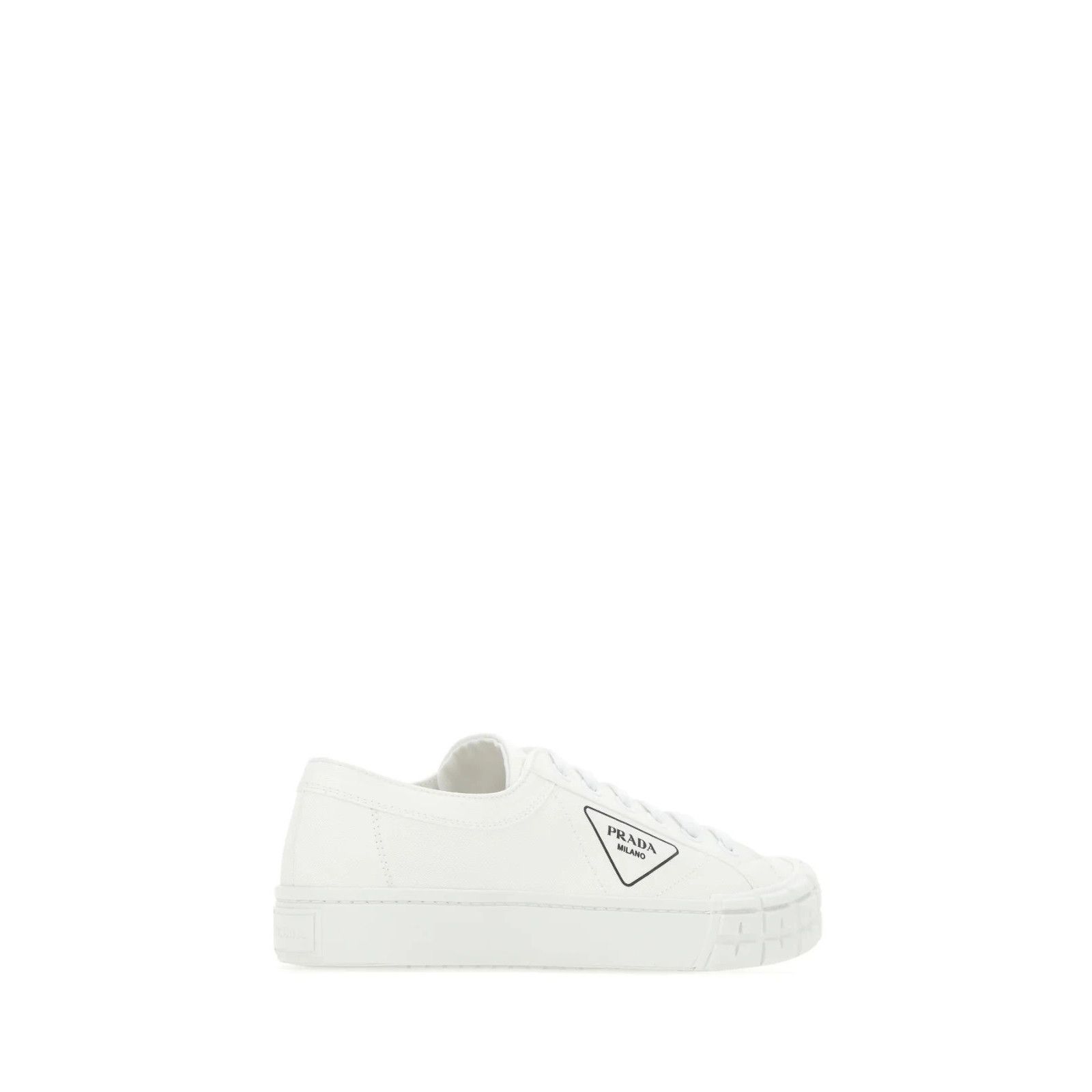 Prada PRADA Wheel White Gabardine Sneakers New And Authentic (Men' Size US 7.5 / EU 40-41 - 3 Thumbnail