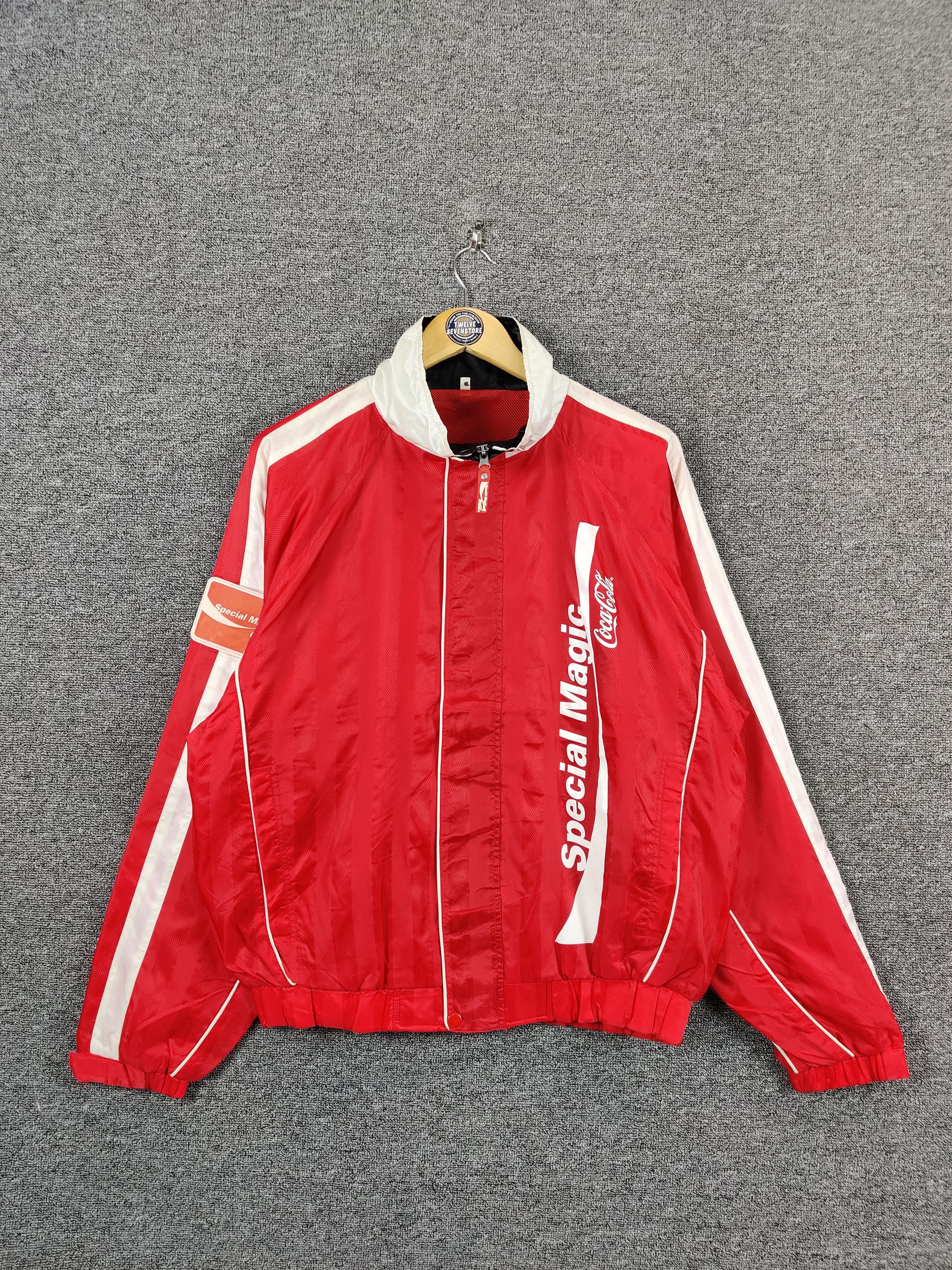 Coca Cola Vintage Coca-Cola Windbreaker Zipper Jacket Size US L / EU 52-54 / 3 - 4 Thumbnail