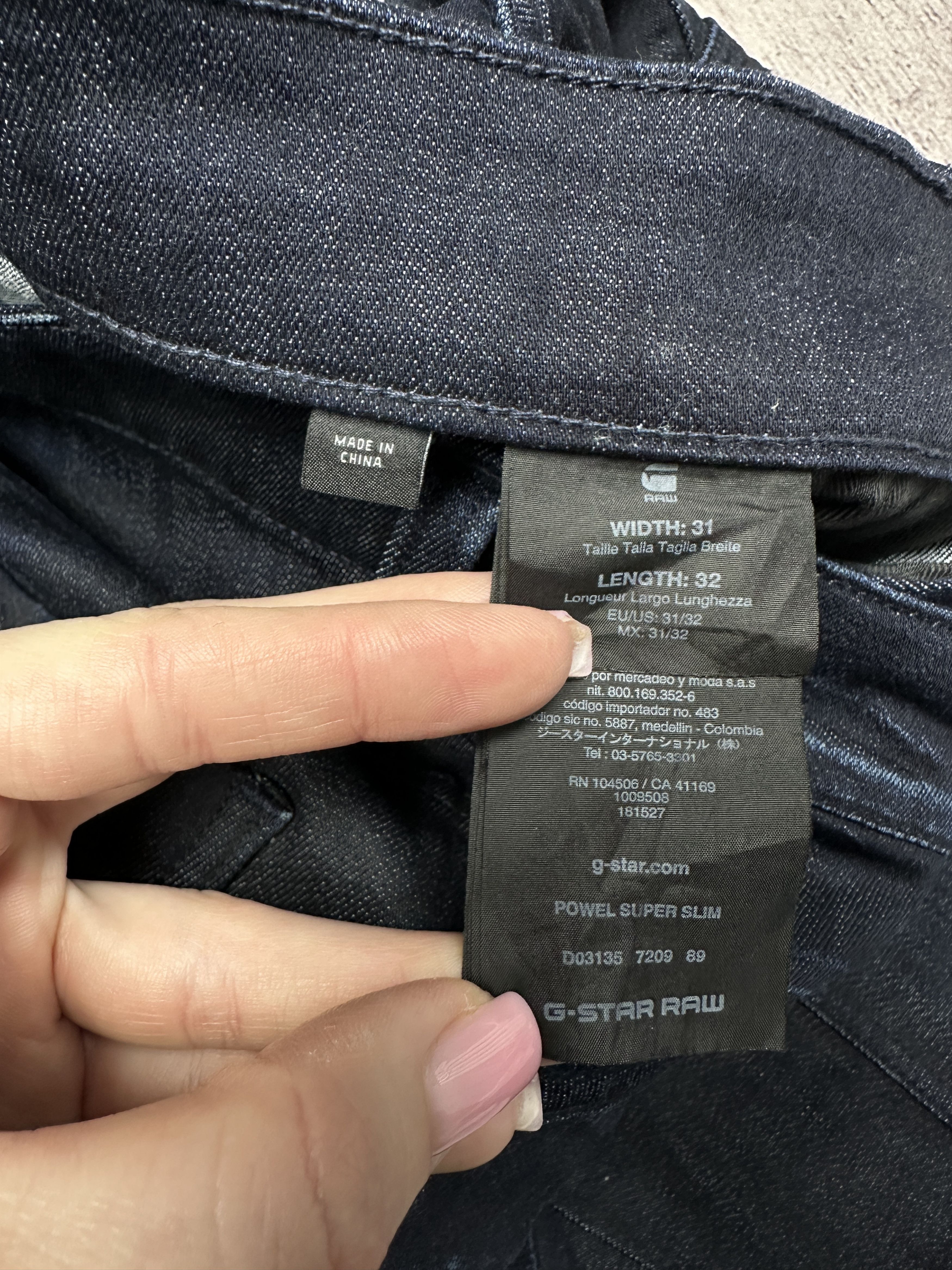 G-Star G Star Raw Powel Super Slim Tapered Mens Denim Pants Jeans Size US 31 - 4 Thumbnail