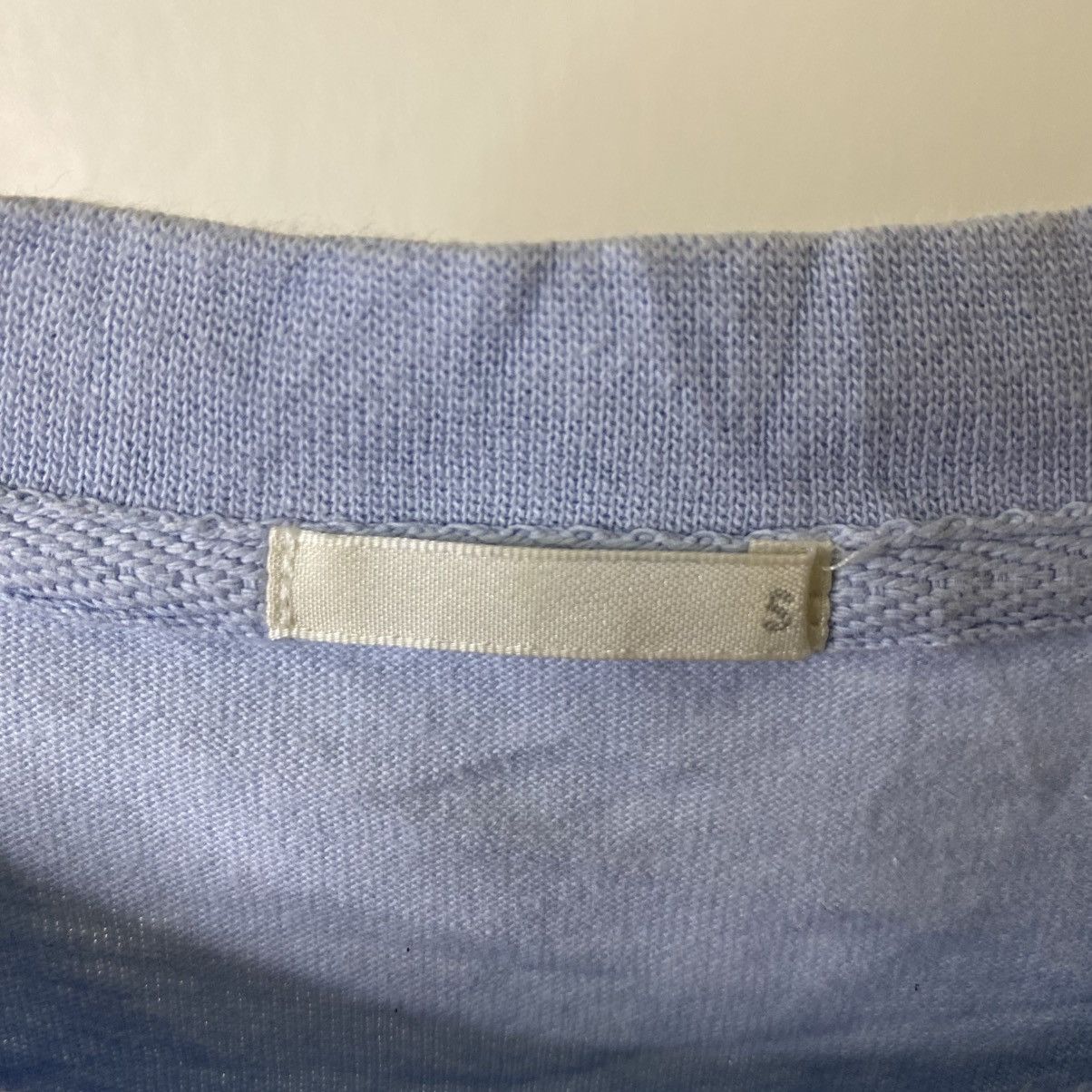 GU GU Single Pocket Baby Blue Blank Oversized T Shirt Size US XL / EU 56 / 4 - 3 Thumbnail