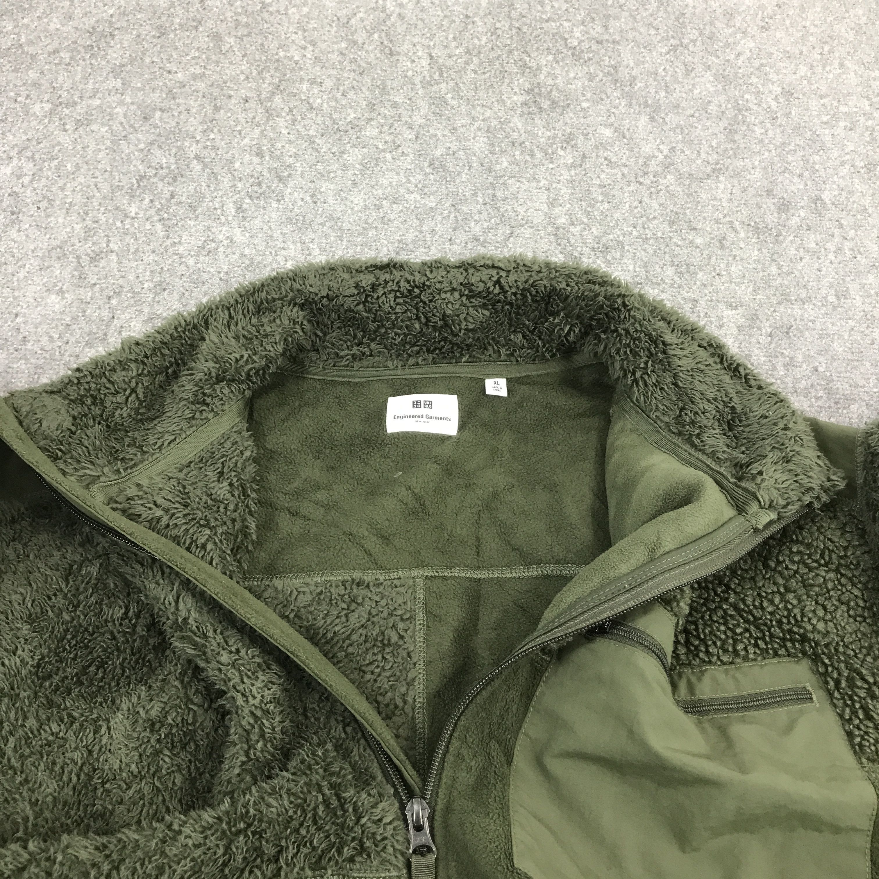 Engineered Garments × Japanese Brand × Uniqlo Engineered Garments x uniqlo green Sherpa jacket Size US XL / EU 56 / 4 - 5 Thumbnail