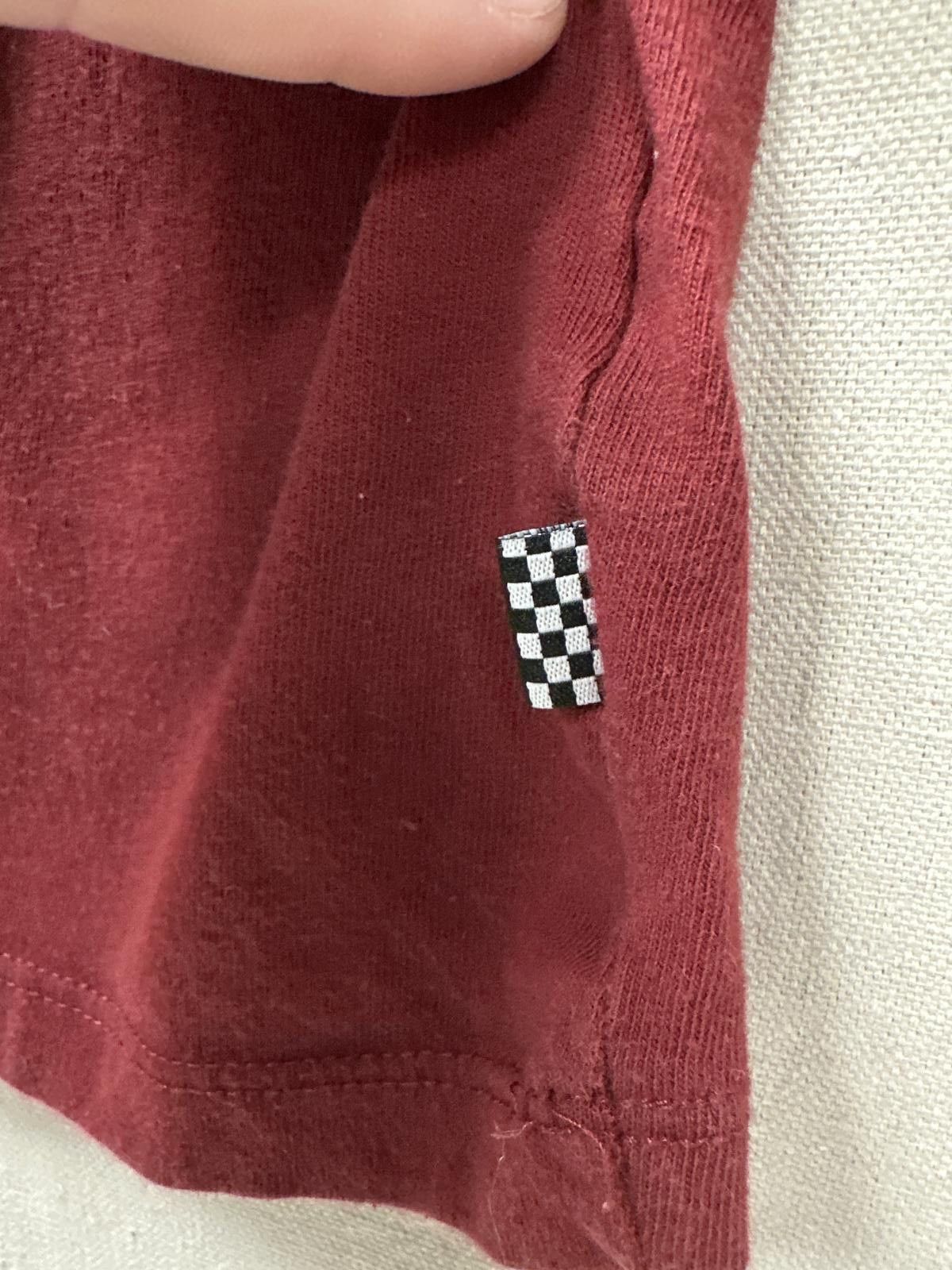 Vans Vans Graphic Tee - Small - Burgundy with Leopard Print Size S / US 4 / IT 40 - 4 Thumbnail