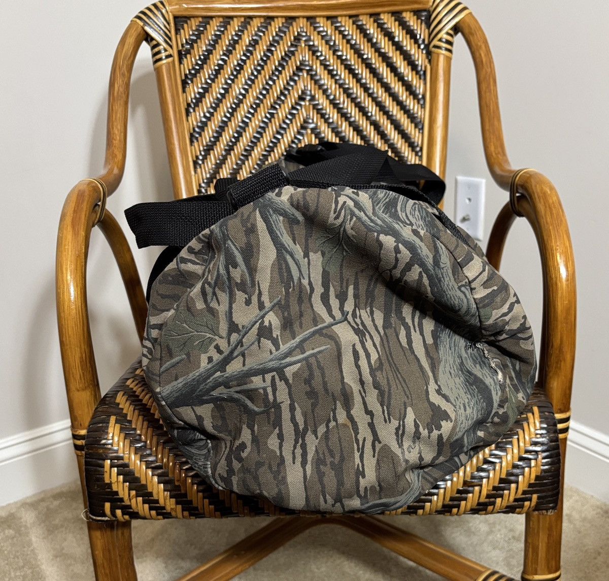 Carhartt Vintage Carhartt Mossy Oak Camo Duffel Bag A59MOT Size ONE SIZE - 2 Thumbnail