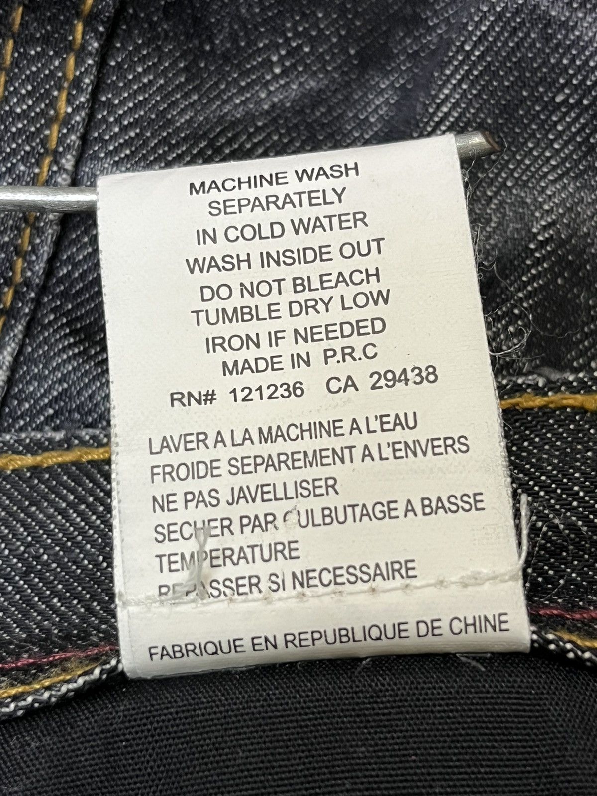 Cult Of Individuality ARCHIVE JAPANESE CULT OF INDIVIDUALITY SELVEDGE JEANS Size US 31 - 24 Thumbnail