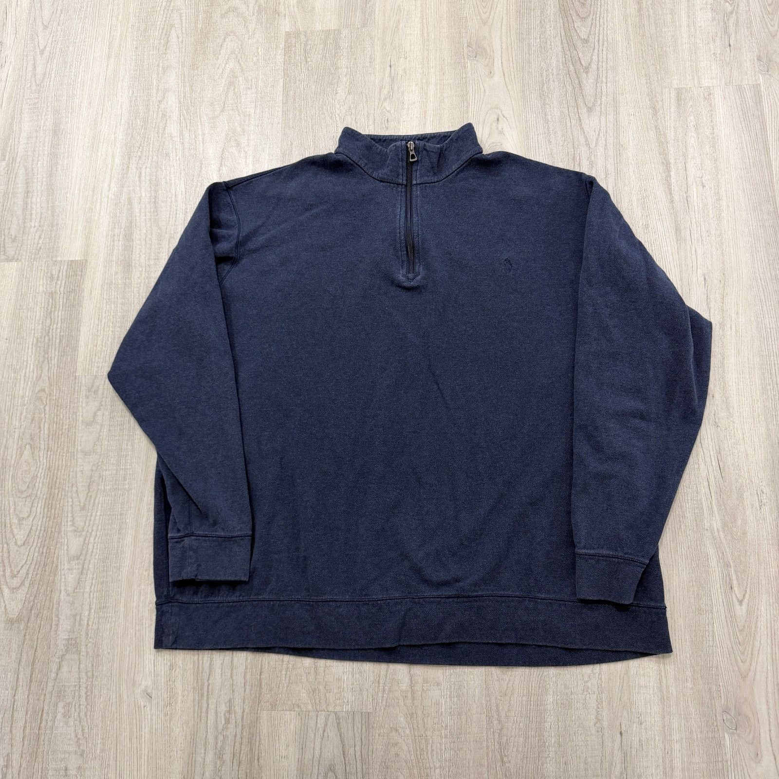Polo Ralph Lauren Polo Ralph Lauren Knit Quarter Zip 3XL Blue Pullover Stretch Size US XXL / EU 58 / 5 - 1 Thumbnail