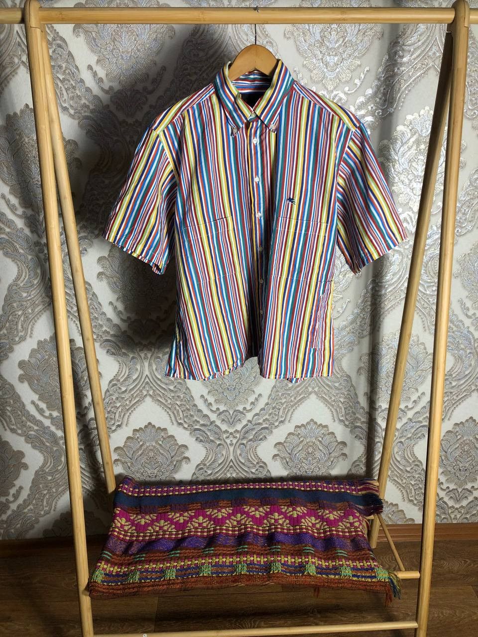 Etro × Vintage VERY RARE ETRO MILANO SHIRT ITALIAN DESIGNER SHIRT LUXURY Size US M / EU 48-50 / 2 - 1 Thumbnail