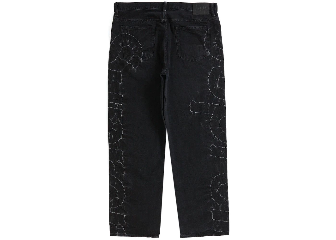 image of Supreme Shibori Loose Fit Jean in Black, Men's (Size 30)