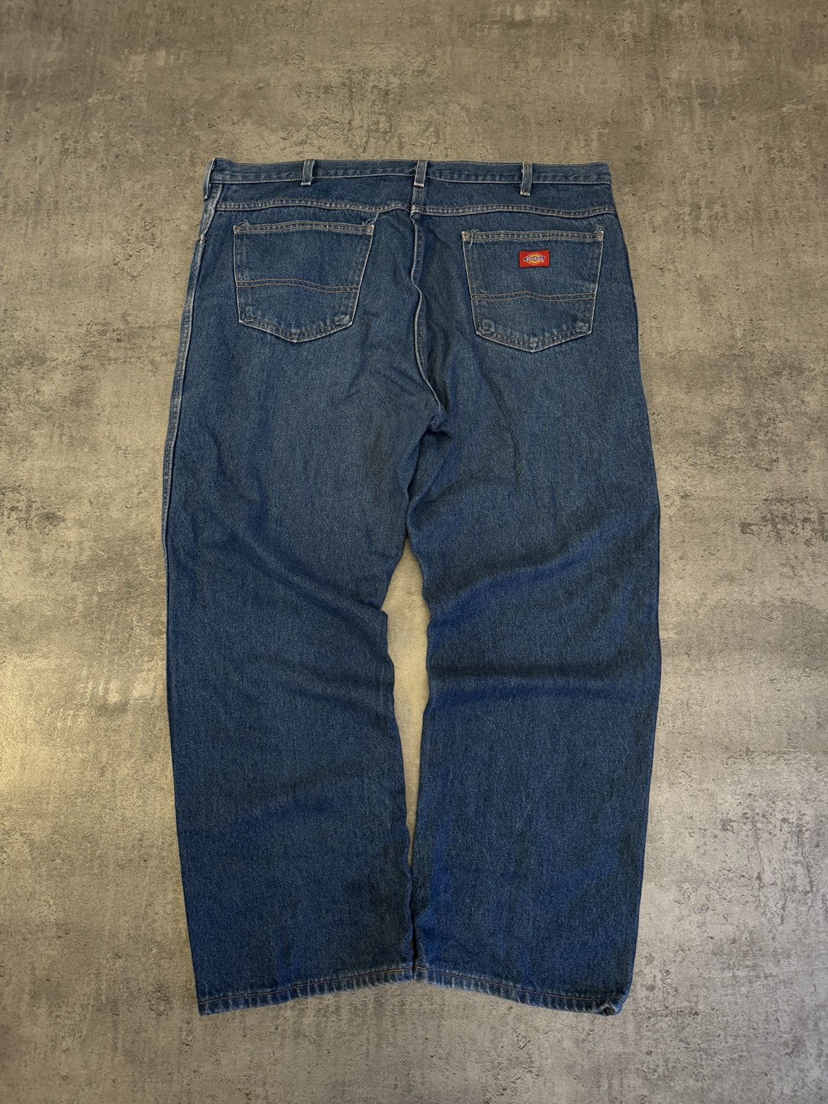 Dickies × Vintage Dickies Baggy Jeans Denim Blue Workwear Logo Wide Leg rap Size US 44 / EU 60 - 1 Thumbnail