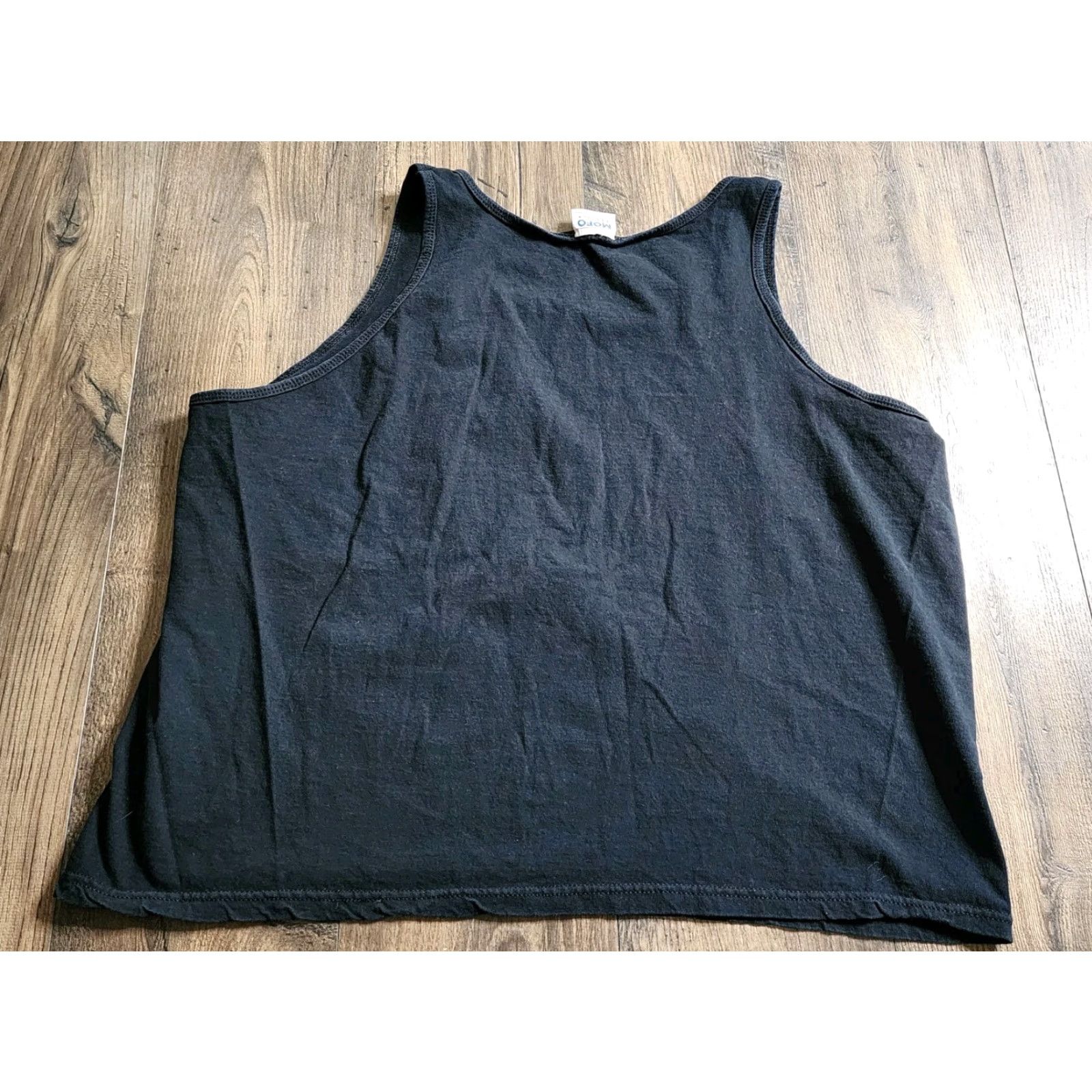 Vintage VINTAGE Mofo USA Bahamas Embroidered Travel Destination Tank Top Shirt Unisex Adults XL Black 90s Beach Cropped Sleeveless T-Shirt Size US XL / EU 56 / 4 - 4 Thumbnail