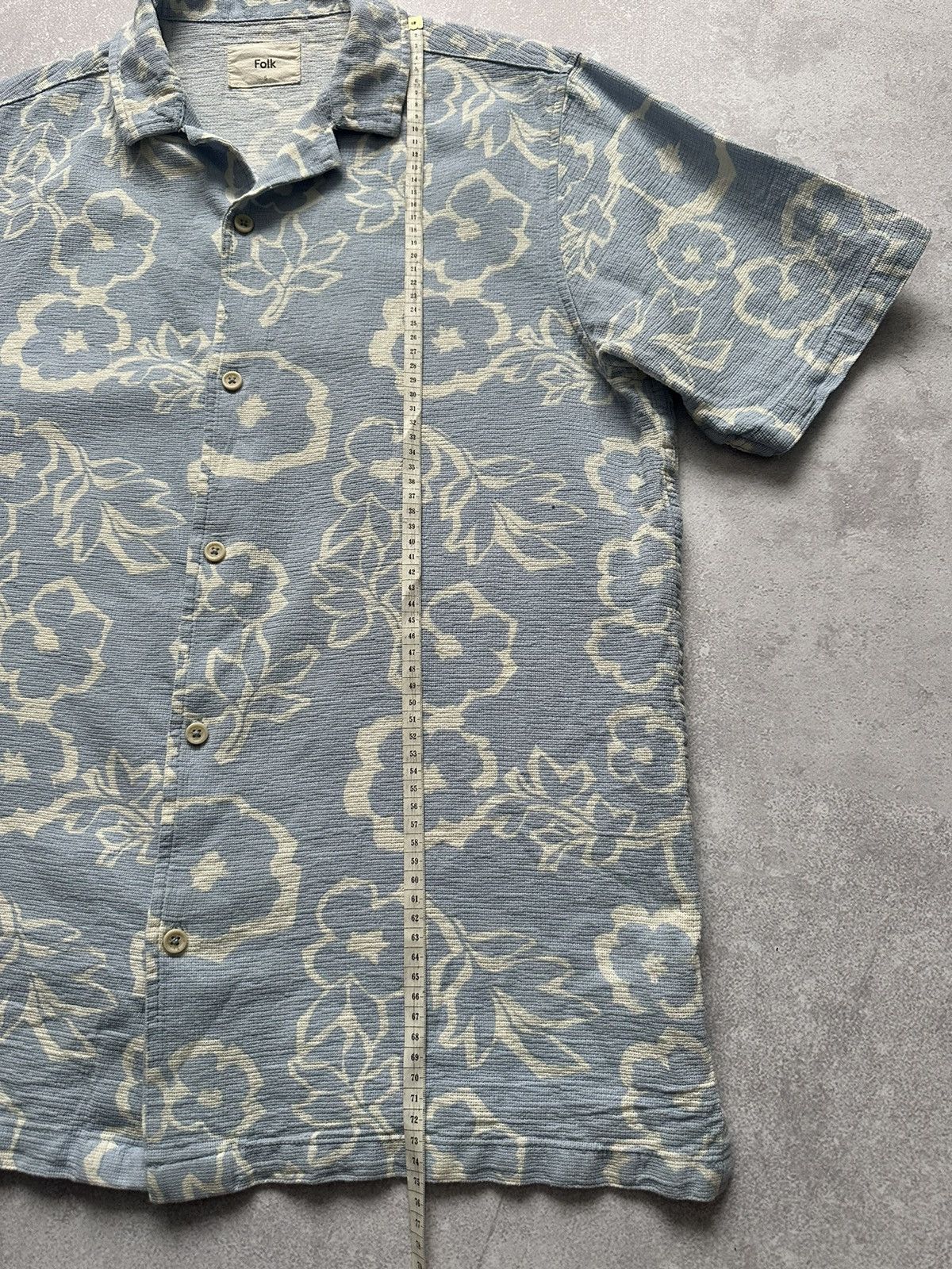Folk × Stussy Shirts Button ups Folk 5 XL Blue Hawaiian Size US XL / EU 56 / 4 - 6 Thumbnail