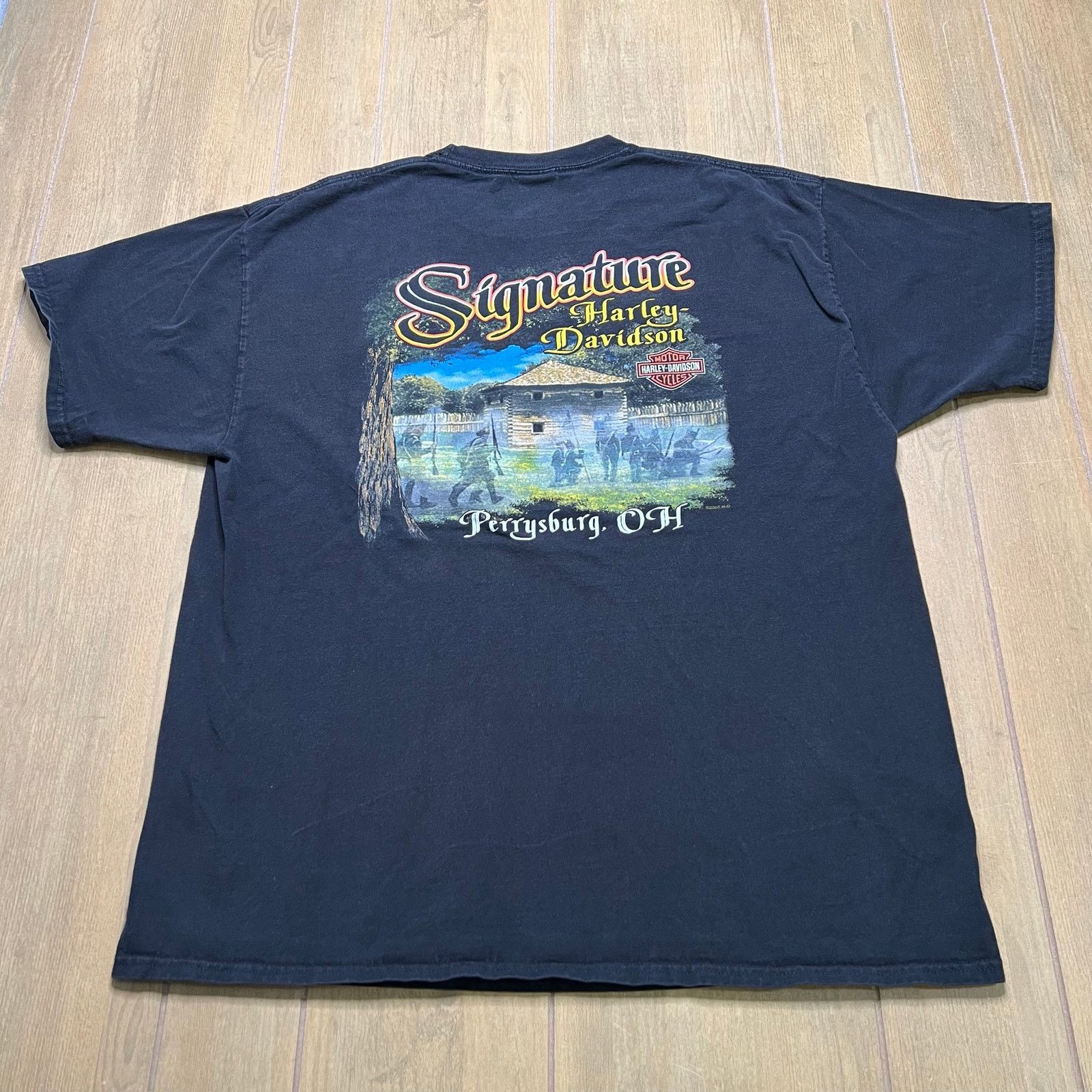Harley Davidson Vintage Harley Davidson Attitude Advisory T Shirt Mens 2XL Size US XXL / EU 58 / 5 - 7 Thumbnail