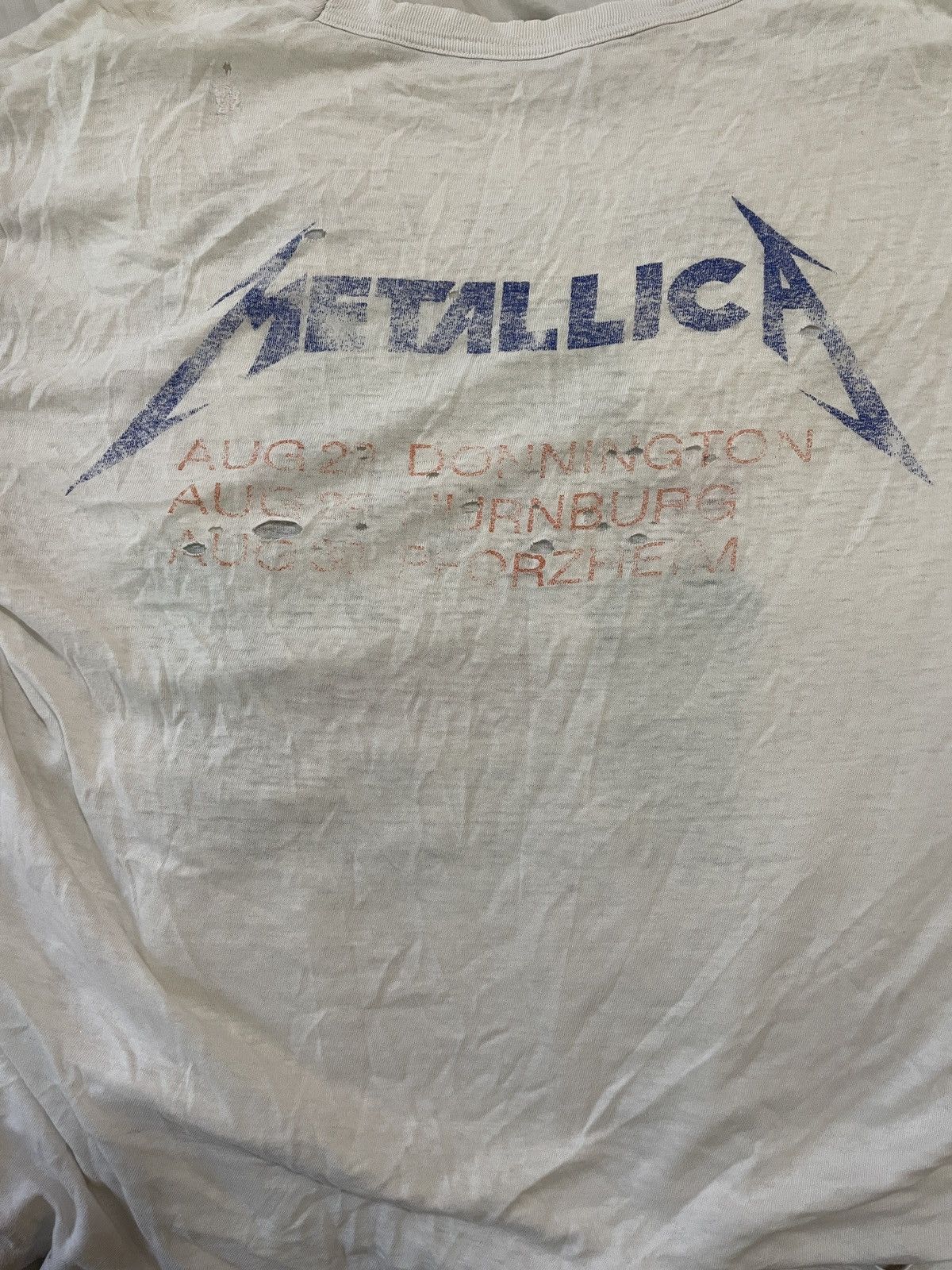 Band Tees Metallica Crash Course in Brain Surgery Chopped Tee Sz L Size US L / EU 52-54 / 3 - 4 Thumbnail