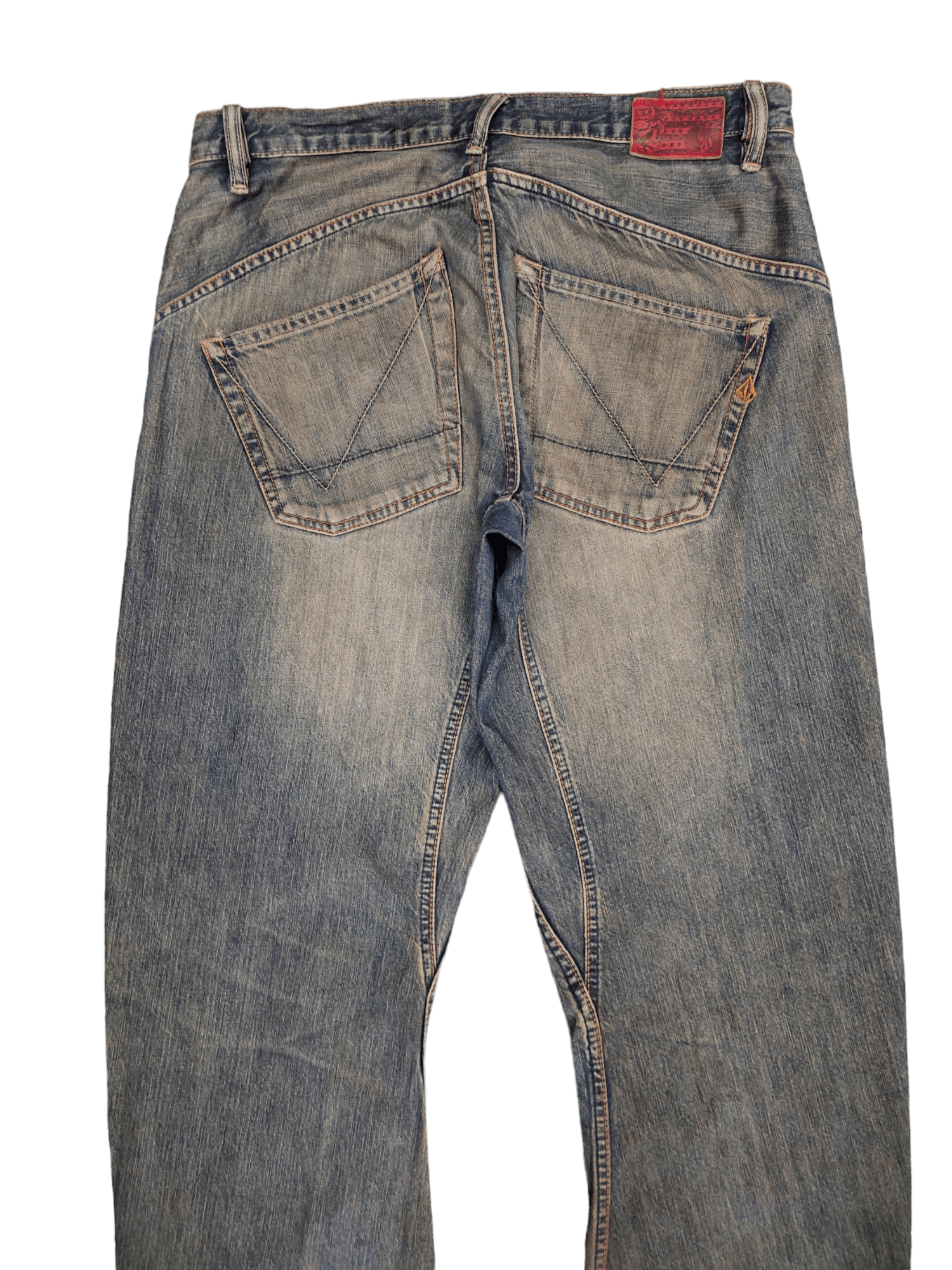 Volcom Baggy Jeans Volcom Distress Faded Wide Leg Jeans Y2k Jnco Size US 34 / EU 50 - 11 Thumbnail