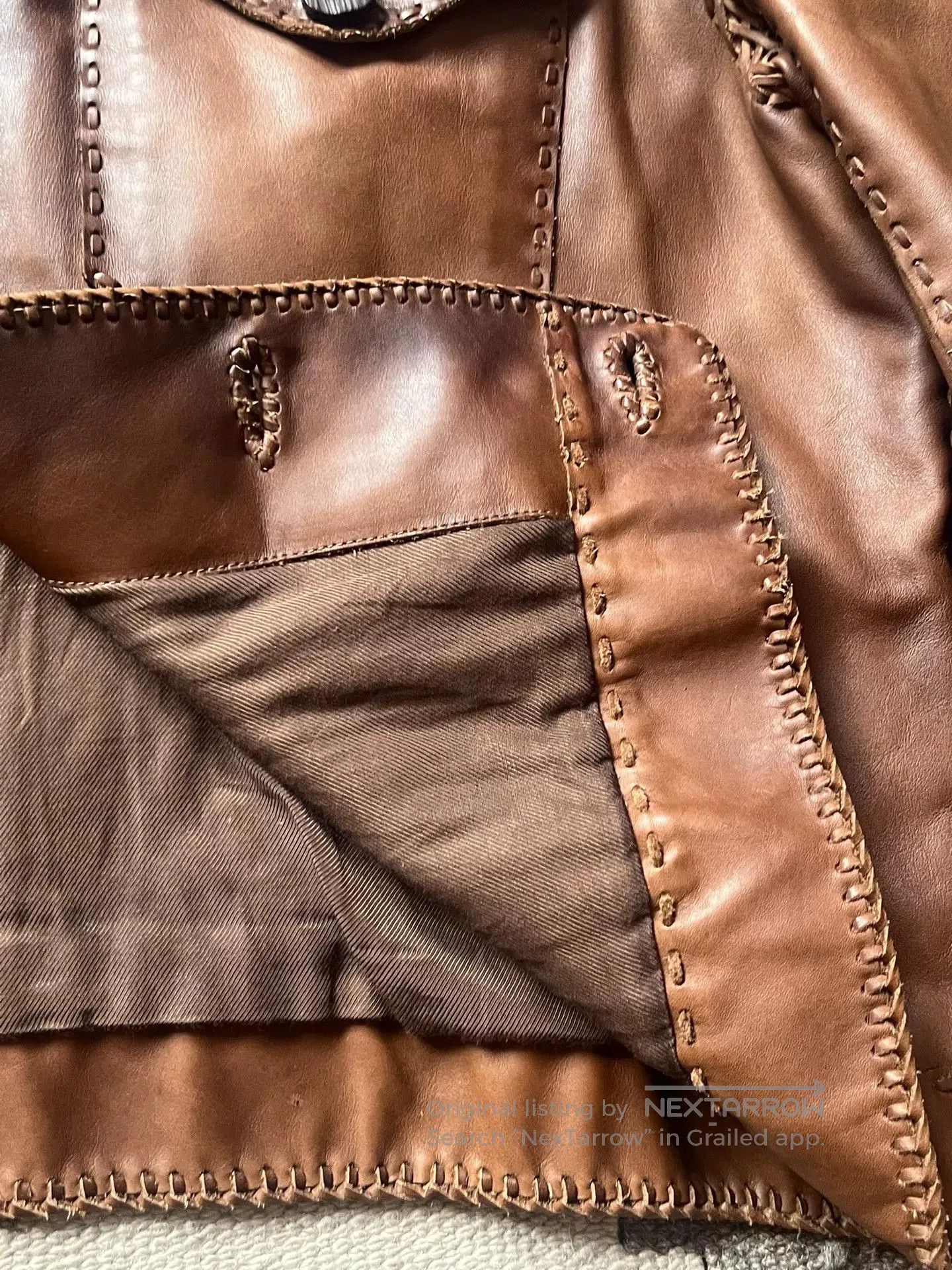 Ralph Lauren Purple Label Ralph Lauren Purple Label Western Leather Jacket. Size US L / EU 52-54 / 3 - 5 Thumbnail