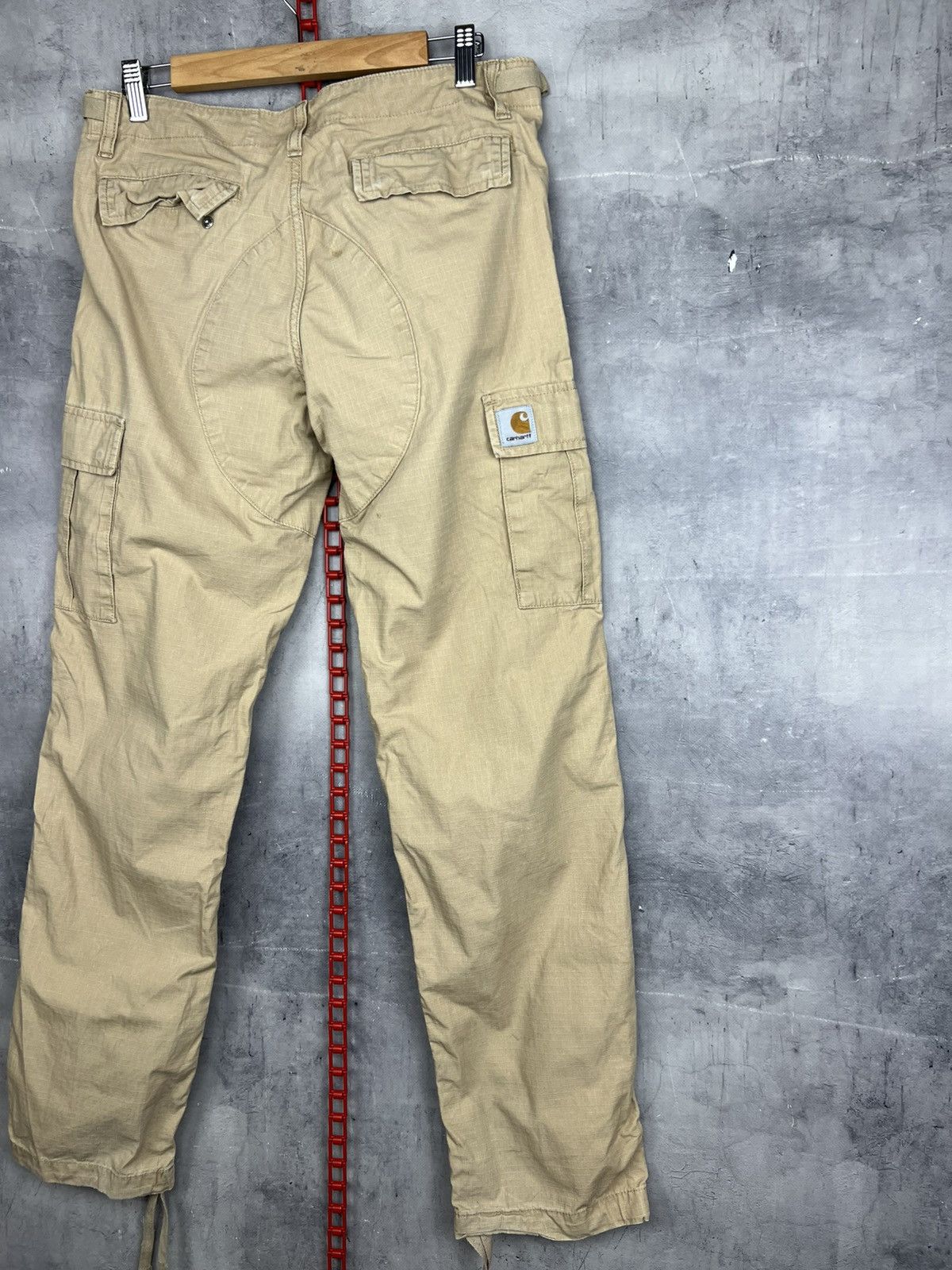 Carhartt vintage carhartt cargo pants beige size 30 X 32 Size US 30 / EU 46 - 6 Thumbnail