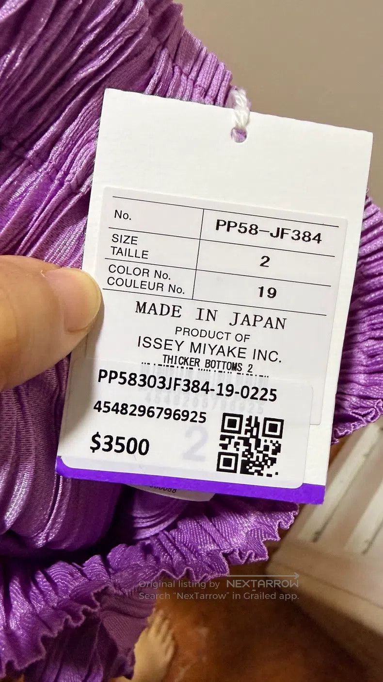 Issey Miyake Issey Miyake Pink-Purple Trousers Size 25" / US 0 / IT 36 - 4 Thumbnail