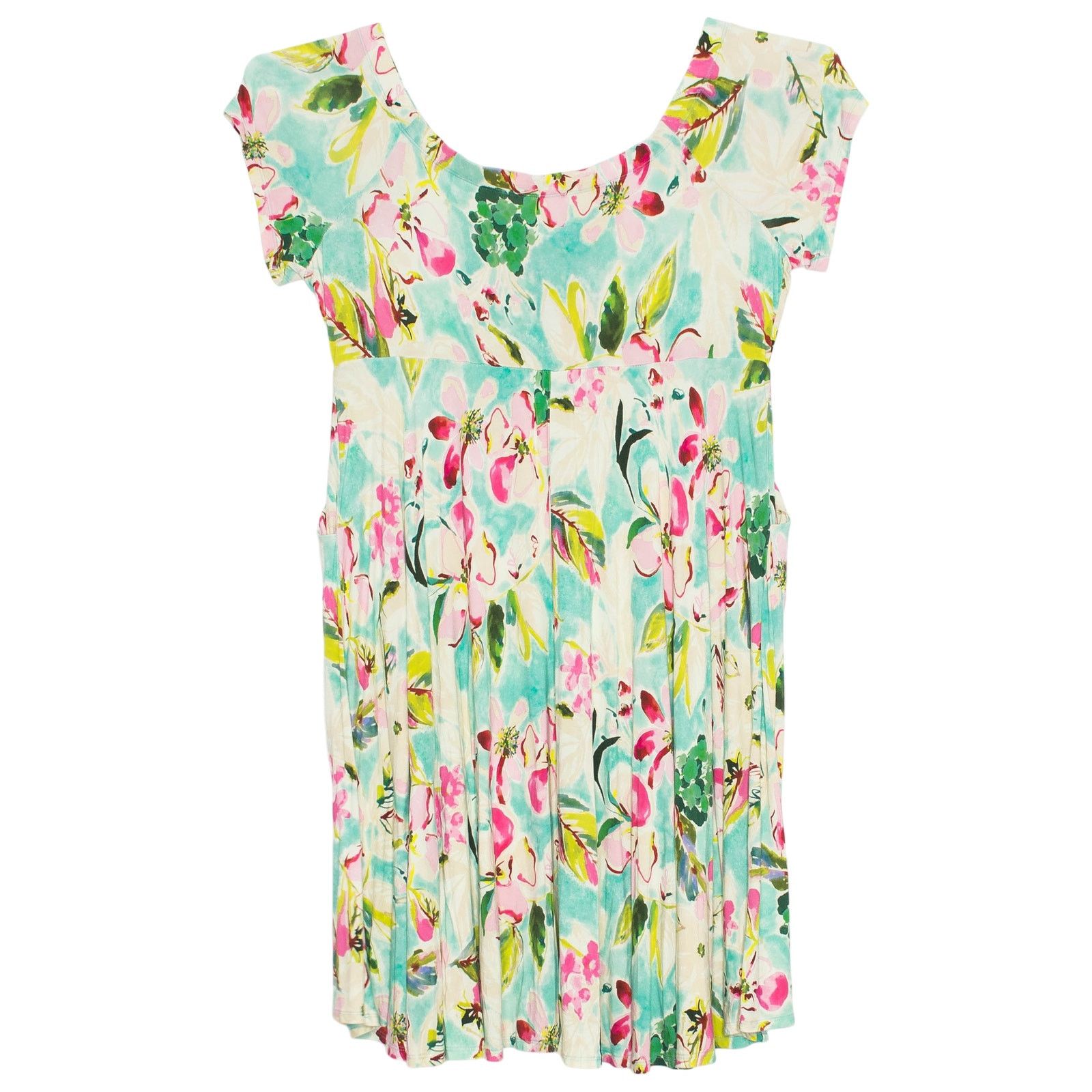 Torrid Torrid Super Soft Floral Dress Off Shoulder Skater Mini 3 3X Size 3XL / US 20-22 - 2 Thumbnail
