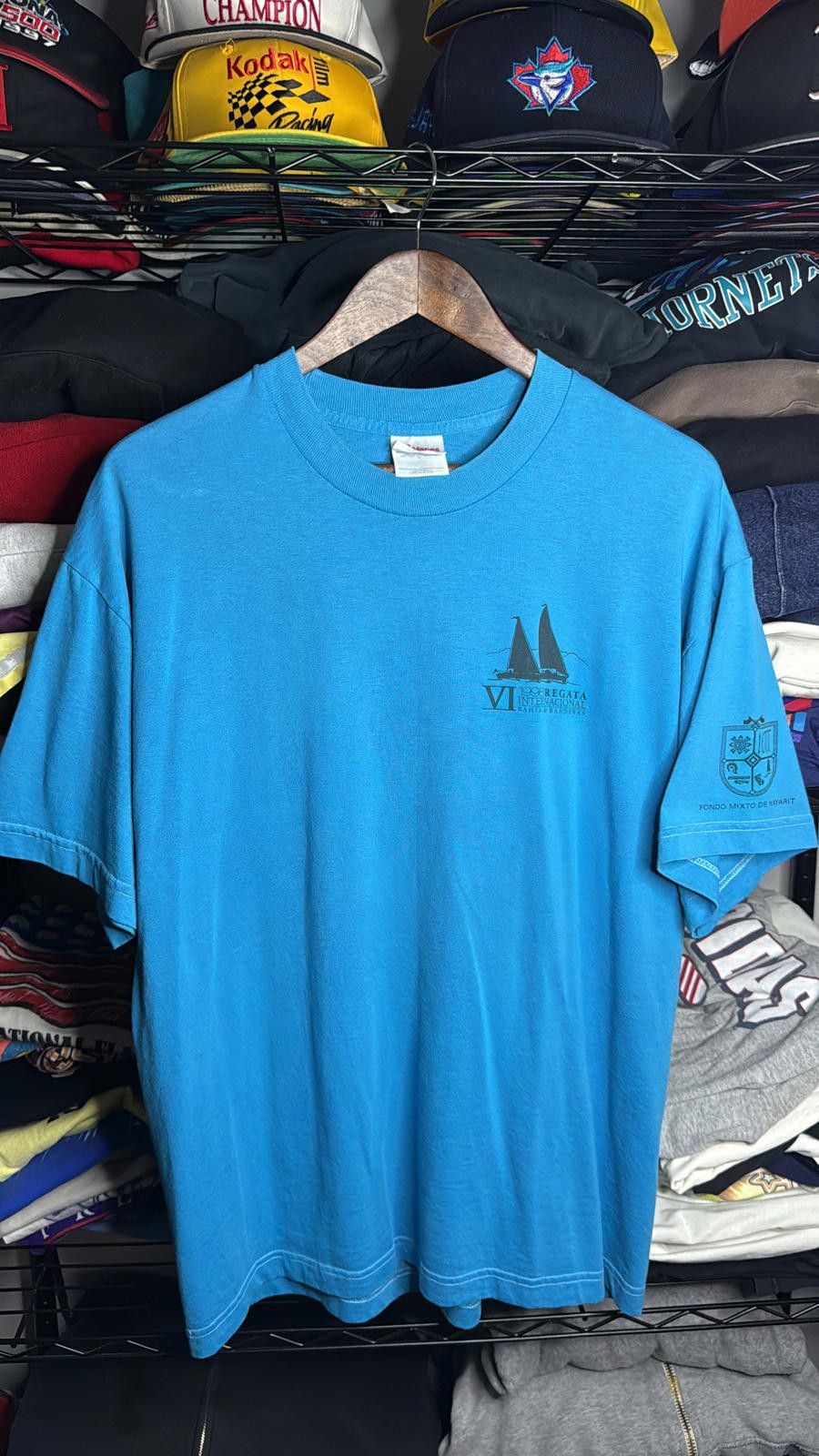 Hanes Vintage 1998 Regata International Tee Size US L / EU 52-54 / 3 - 1 Thumbnail
