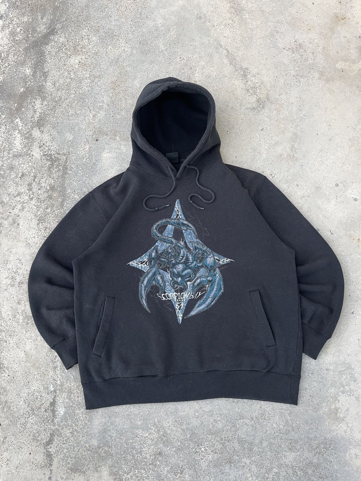 Other Vintage Y2K Scorpion Bay Big Logo Pullover Hoodie Size US L / EU 52-54 / 3 - 1 Thumbnail
