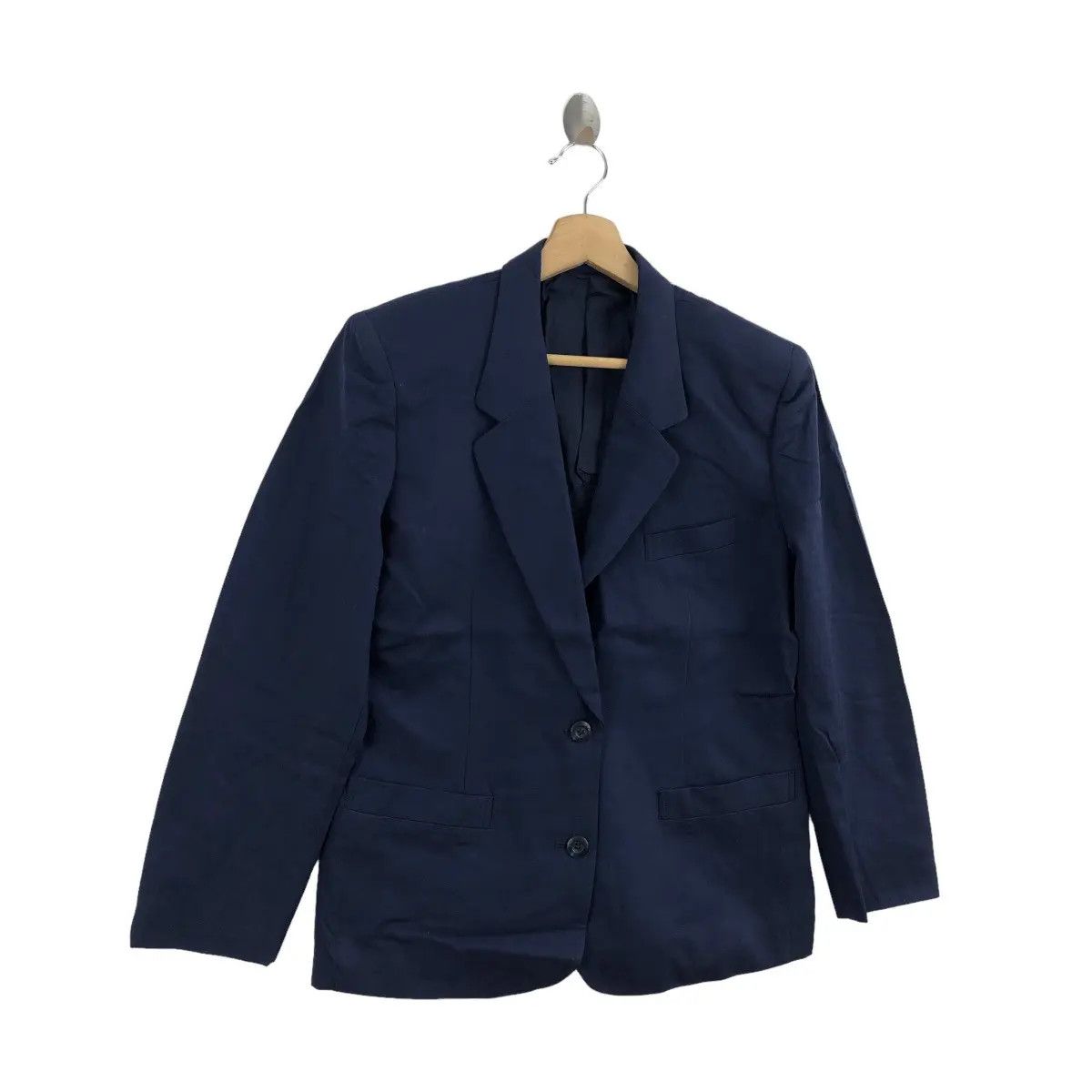 Burberry Vtg 90’ BURBERRY LONDON PRORSUM 2 Button Blue Blazer Sport Size S / US 4 / IT 40 - 3 Thumbnail
