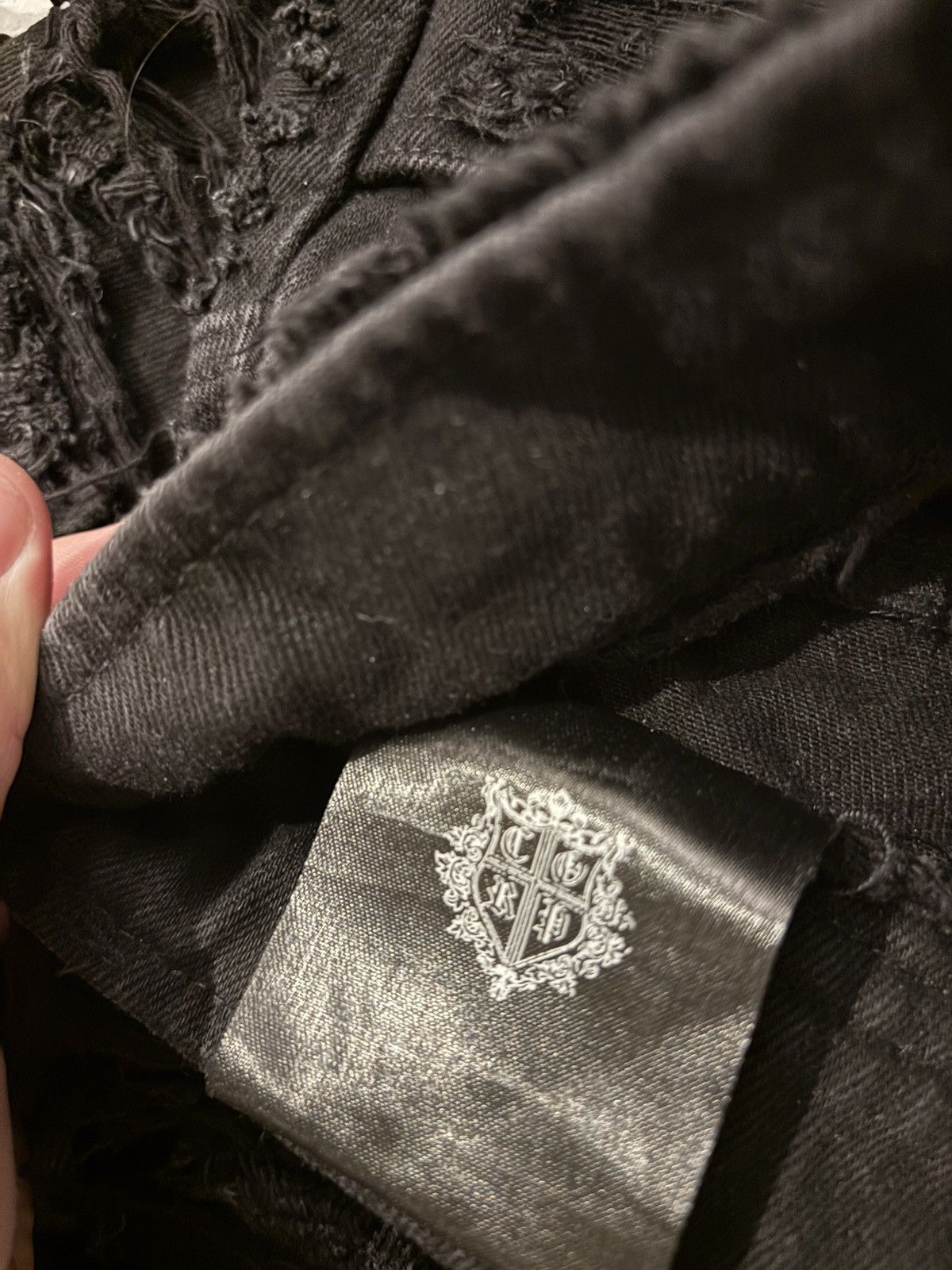 Other Rare black distressed crest flared denim Size US 30 / EU 46 - 6 Thumbnail