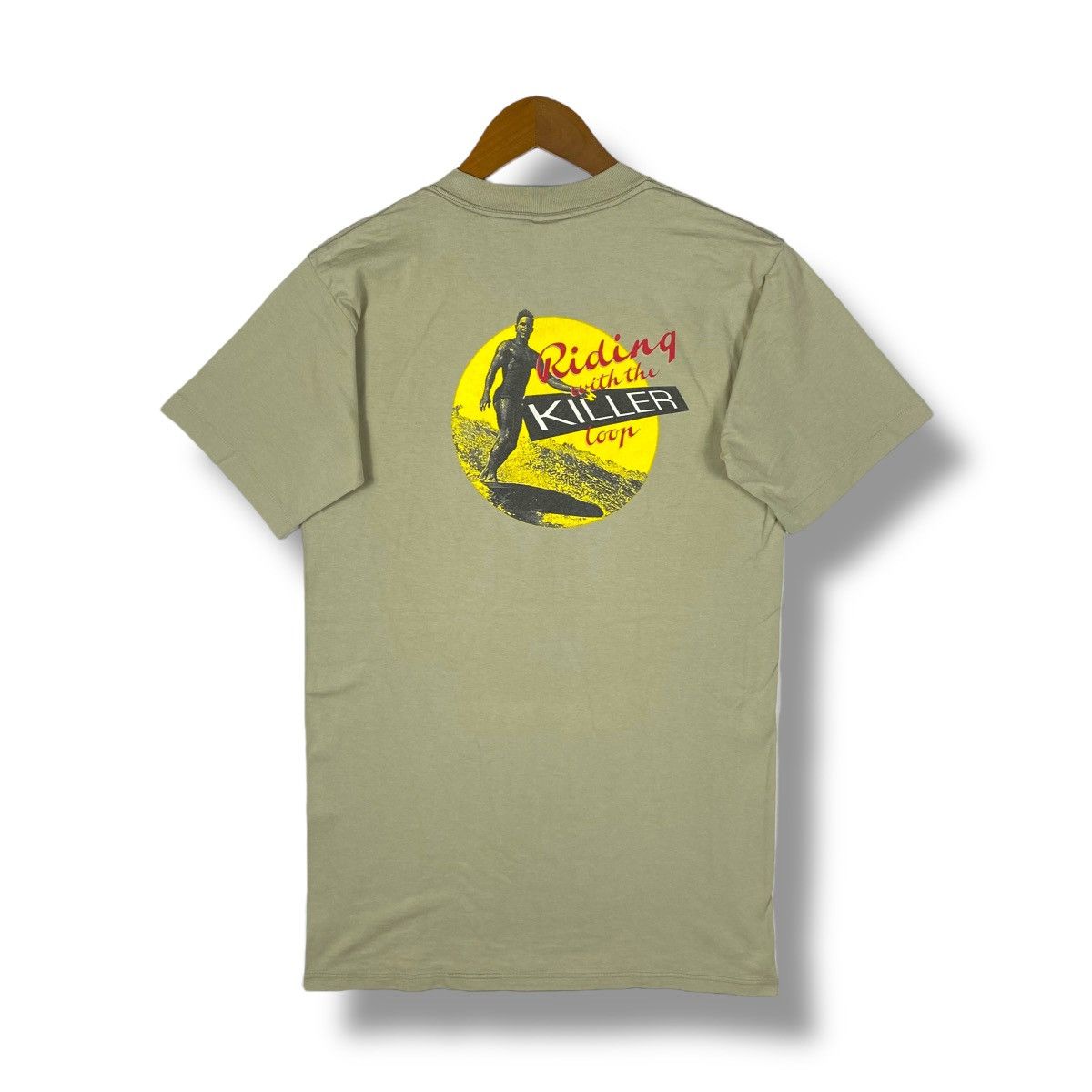 Vintage Vintage 90's Riding With The KILLER LOOP Surfer Graphic Tee Size US M / EU 48-50 / 2 - 1 Thumbnail