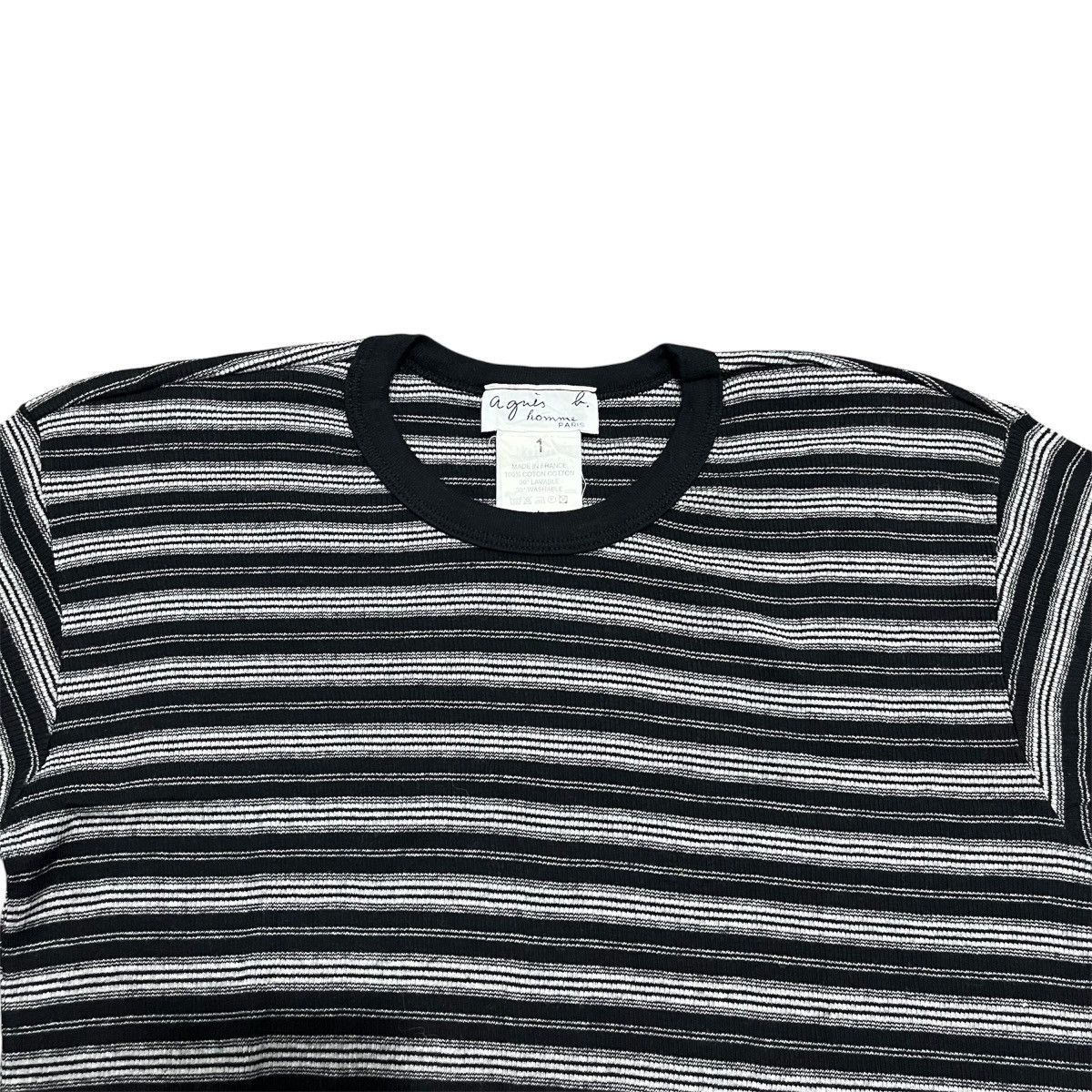 agnes b. 2000s Style Agnes.B Homme Paris Striped Inner Shirt ifsix Size US XS / EU 42 / 0 - 1 Thumbnail