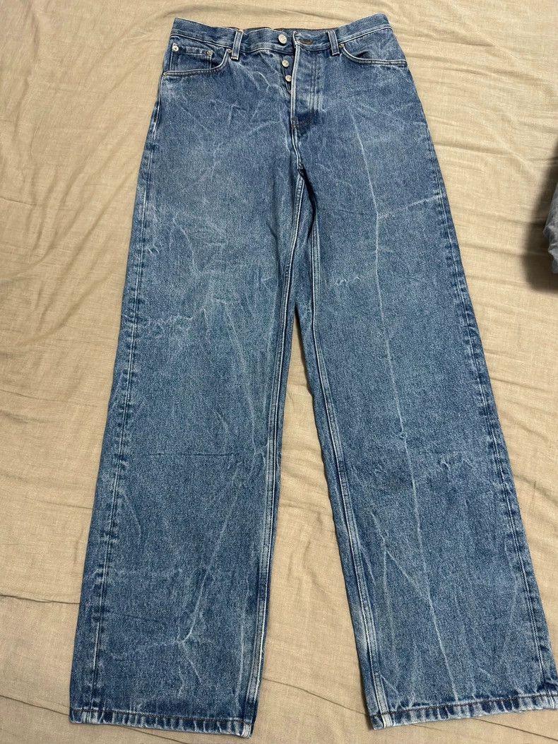 Dries Van Noten Dries Van Noten size:29 Blue wavy loose jeans Size US 29 - 4 Thumbnail