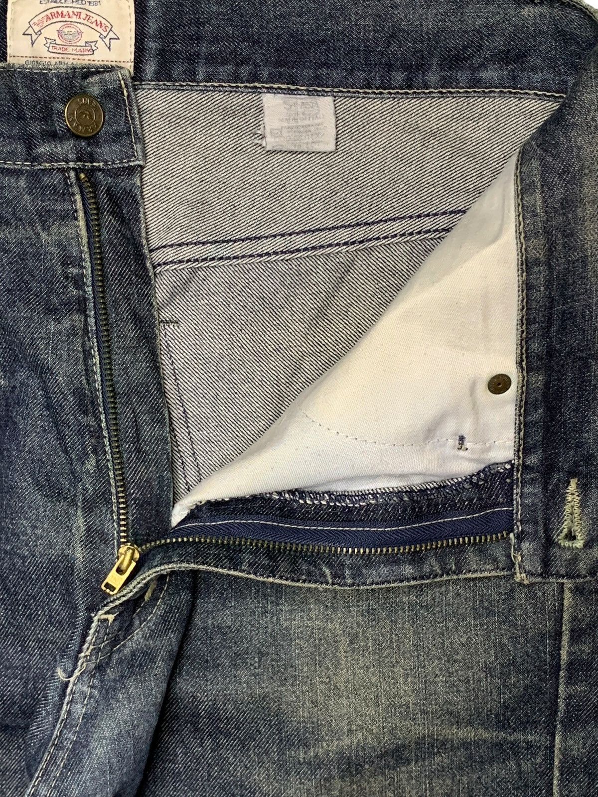 Armani Vintage Italy Giorgio Armani Mud Wash Distressed Loose Jeans Size US 34 / EU 50 - 9 Thumbnail