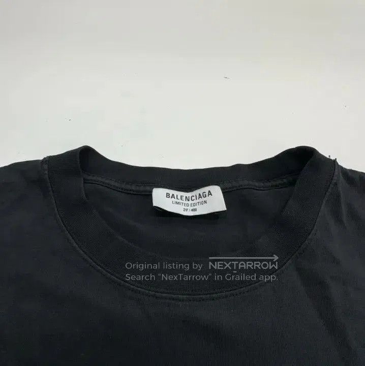 Balenciaga Balenciaga Black Short Sleeve T. Size US S / EU 44-46 / 1 - 3 Thumbnail