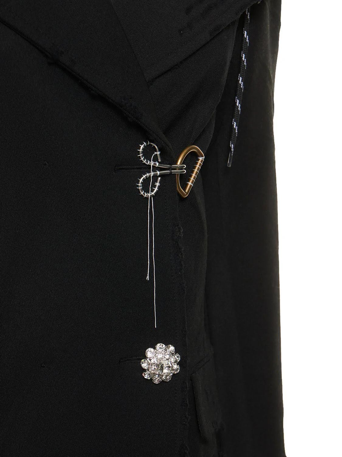 Balenciaga o1bcso1str0924 DIY Coat in Black Size XS / US 0-2 / IT 36-38 - 2 Thumbnail
