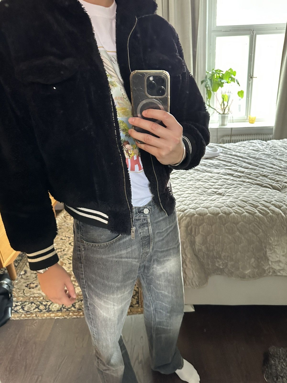 Ojardorf Ojardorf Black Fur Jacket Size US XL / EU 56 / 4 - 2 Thumbnail