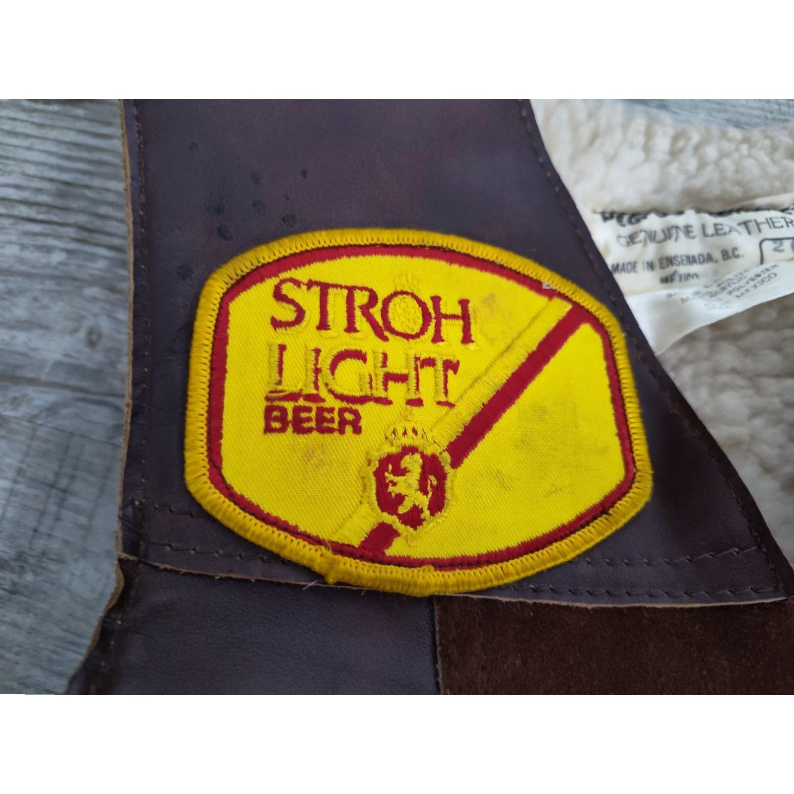 Vintage VINTAGE Pedro's Leathers Leather Vest 1970s Biker Casual XS Brown Sherpa Lined Patch Size US XS / EU 42 / 0 - 4 Thumbnail