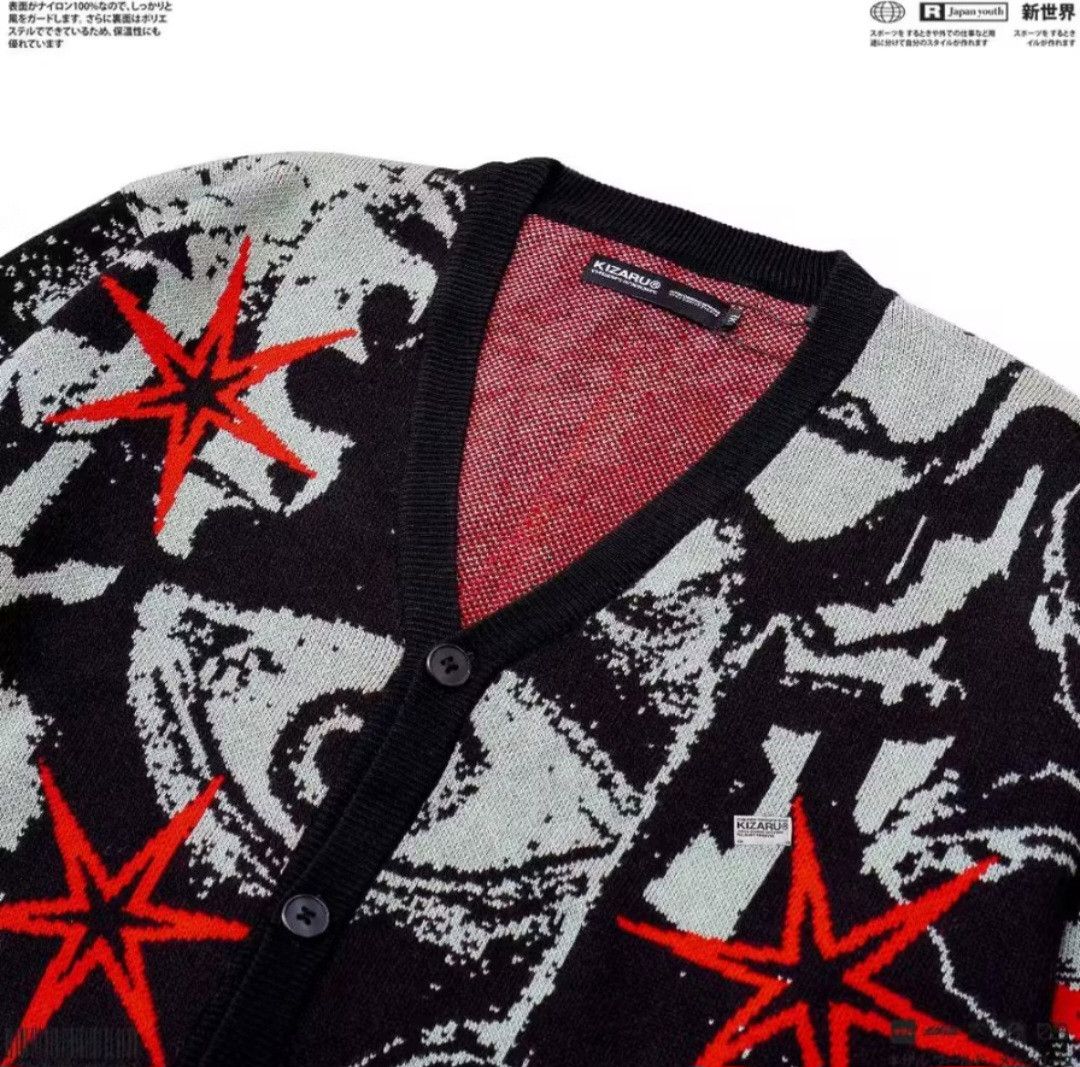 Japanese Brand × PPFM Black colour dystopia streetwear knitwear Size US M / EU 48-50 / 2 - 2 Thumbnail
