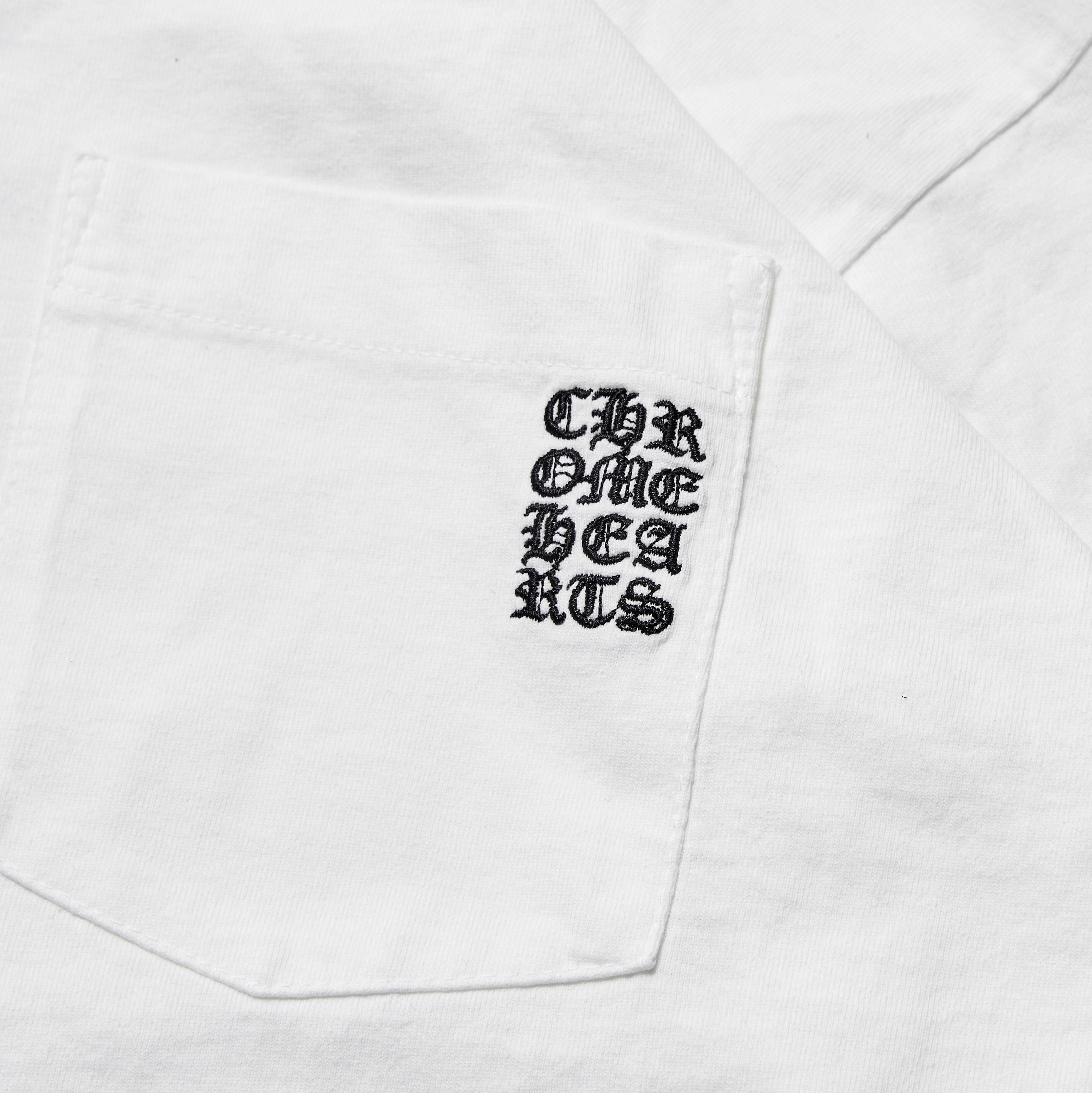 Chrome Hearts CHROME HEARTS Premium Embroidered Eyechart Long Sleeve WHITE Size US L / EU 52-54 / 3 - 5 Thumbnail