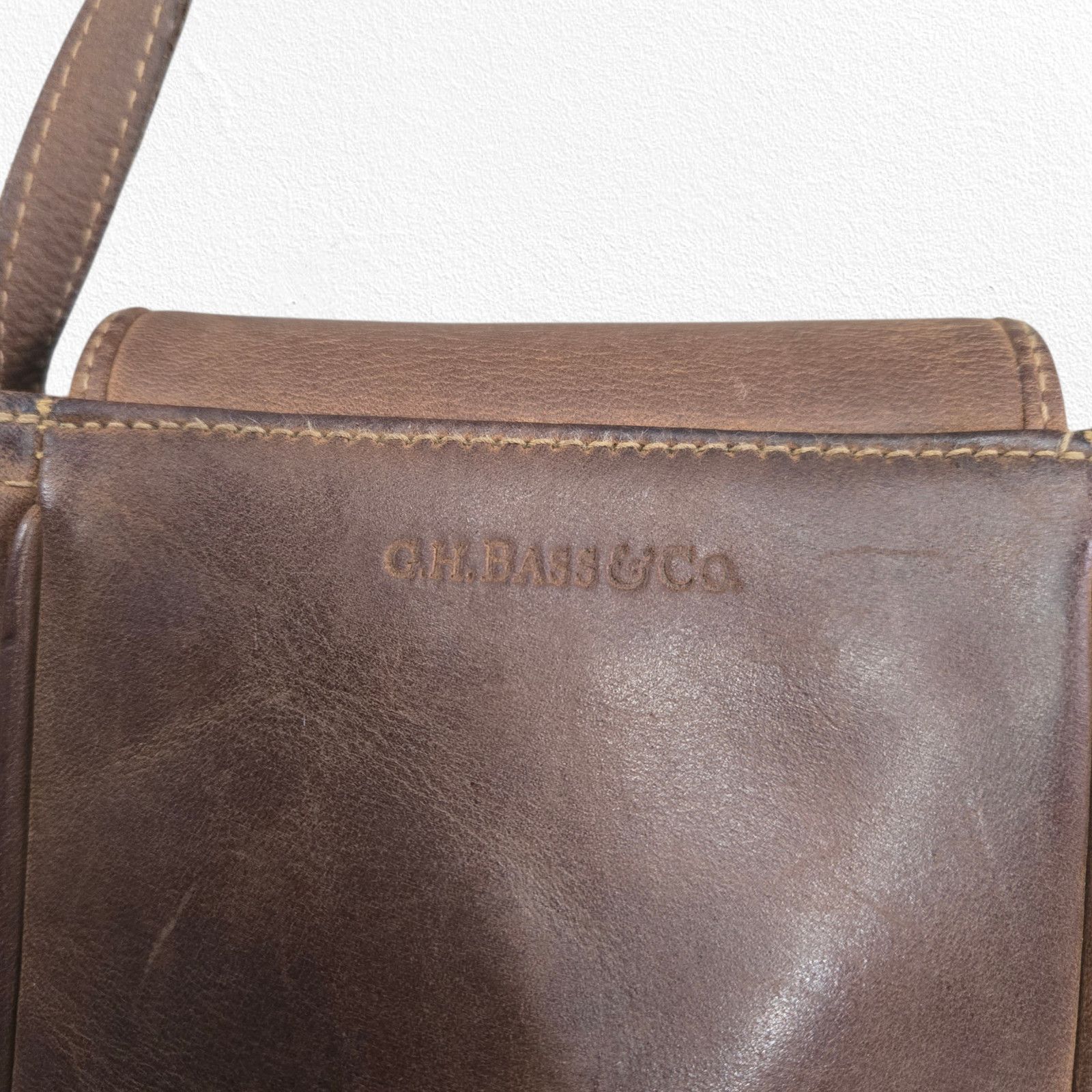 G.H. Bass & Co. Vintage 90s Leather Crossbody Bag Size ONE SIZE - 12 Thumbnail