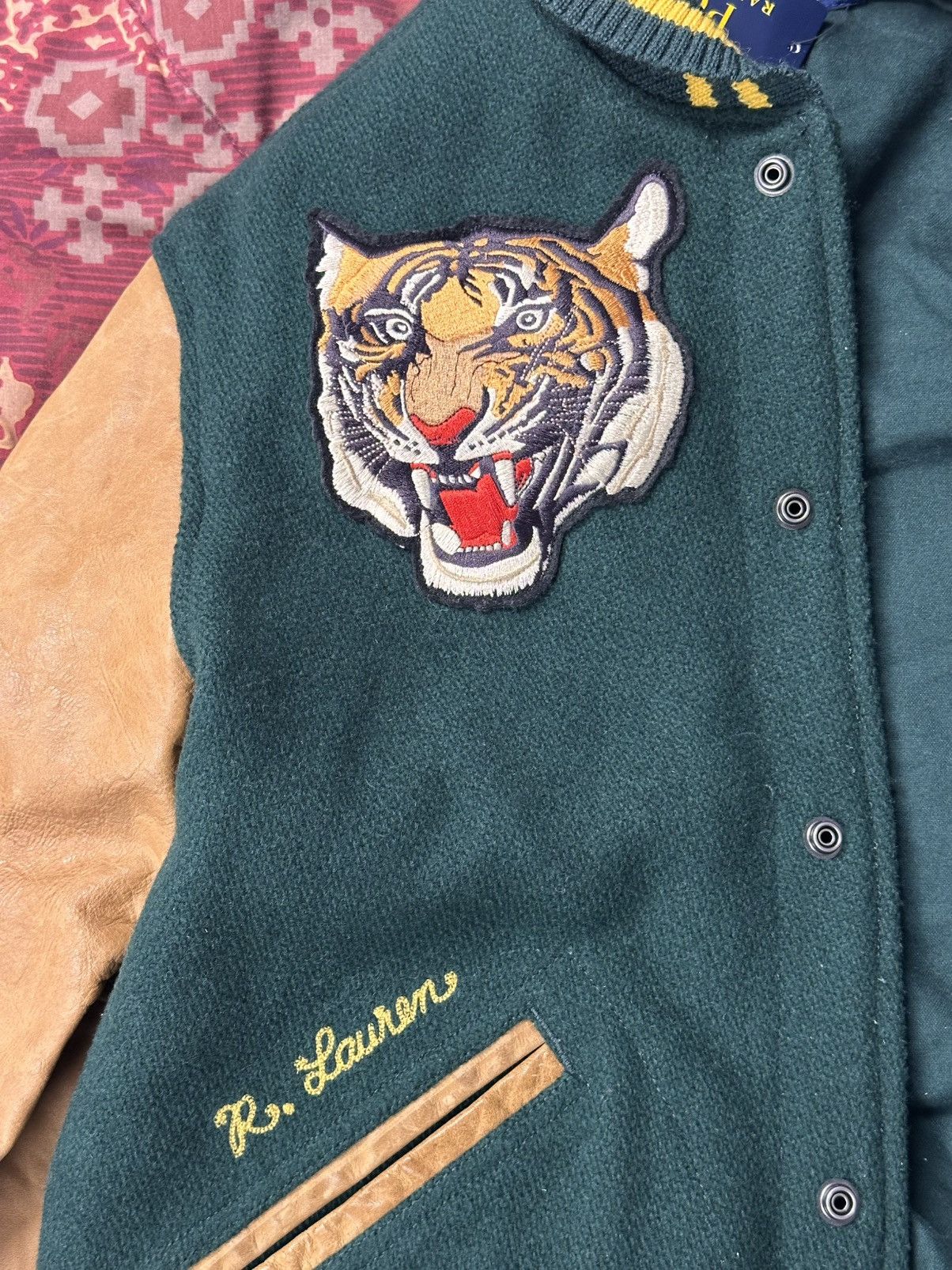 Polo Ralph Lauren Polo Ralph Lauren Leather Letterman Varsity Size US S / EU 44-46 / 1 - 4 Thumbnail