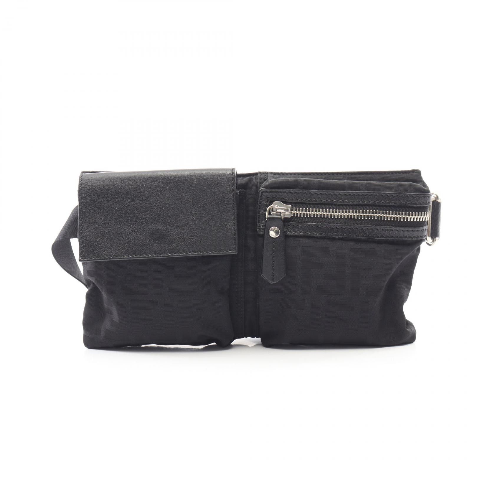 Fendi Fendi Fendi Zucca Nylon Leather Belt Bag Textile Belt Bag 7VA280 DUTY FREE for USA Size ONE SIZE - 1 Thumbnail