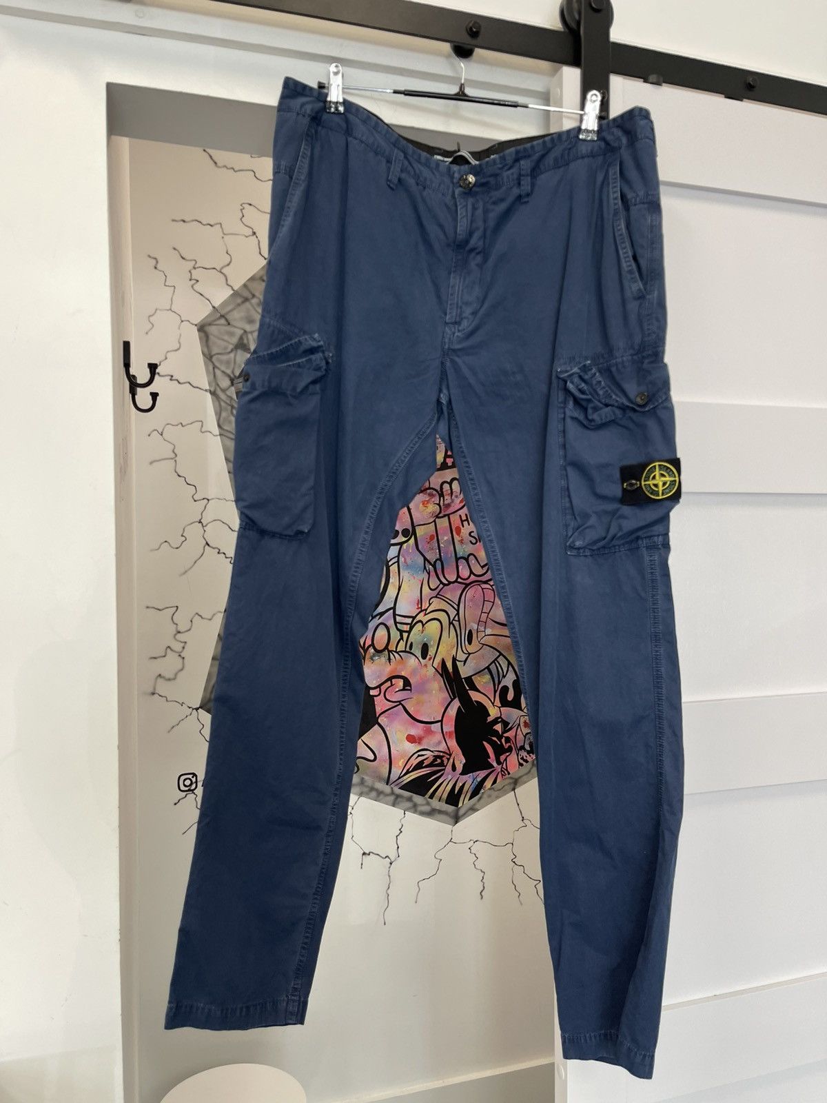 Stone Island Stone Island Multi Pocket Cargo Pants Navy Size US 38 / EU 54 - 1 Thumbnail