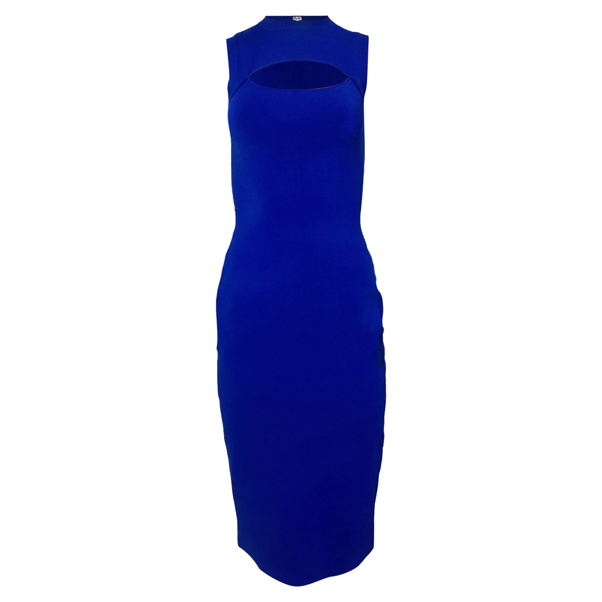 Victoria Beckham Victoria Beckham VB Body Cutout Stretch-Knit Midi Dress In B Size XS / US 0-2 / IT 36-38 - 1 Thumbnail