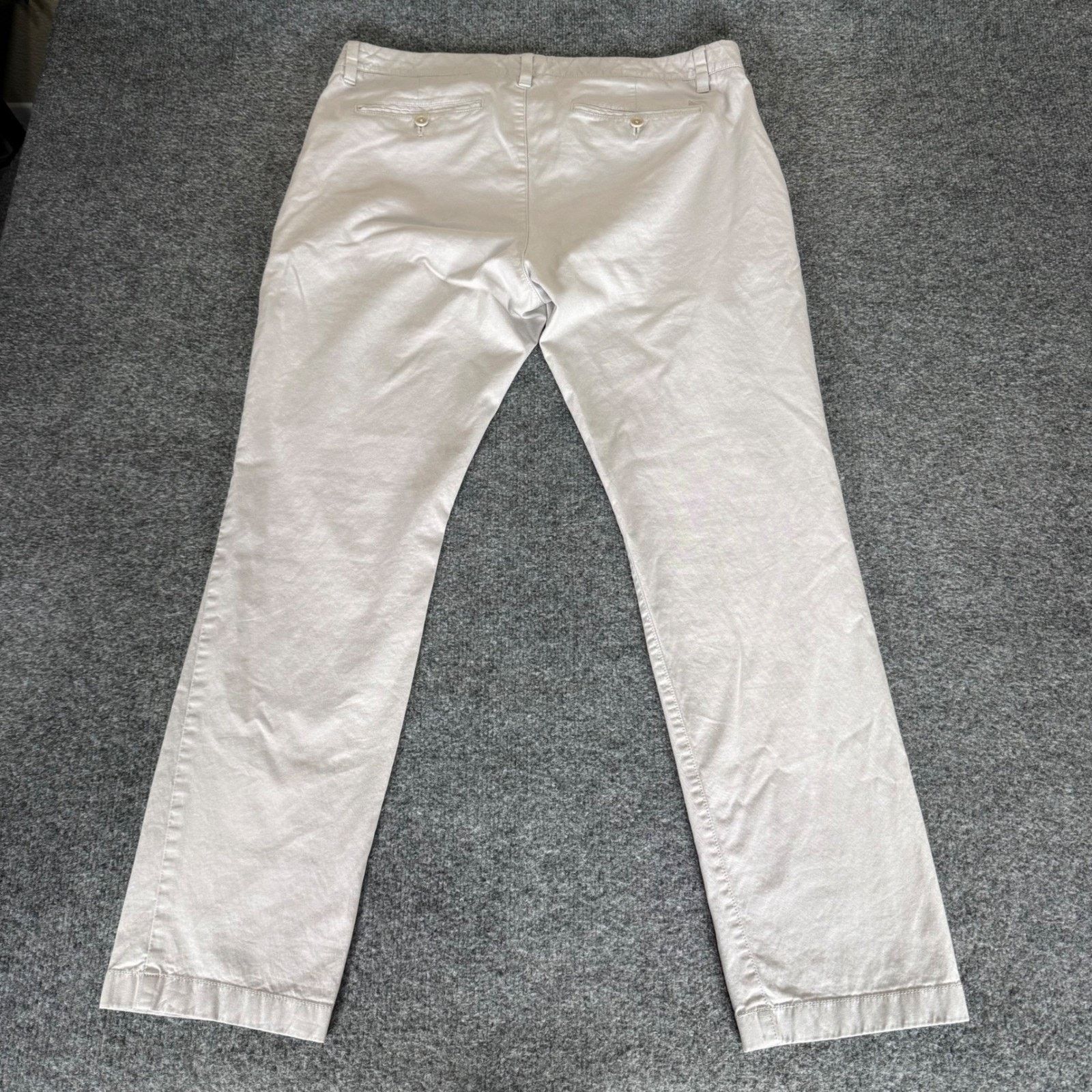 UNTUCKit UNTUCKit Mens Chino Pants 35x30 (36x29) Gray Casual Size US 36 / EU 52 - 3 Thumbnail