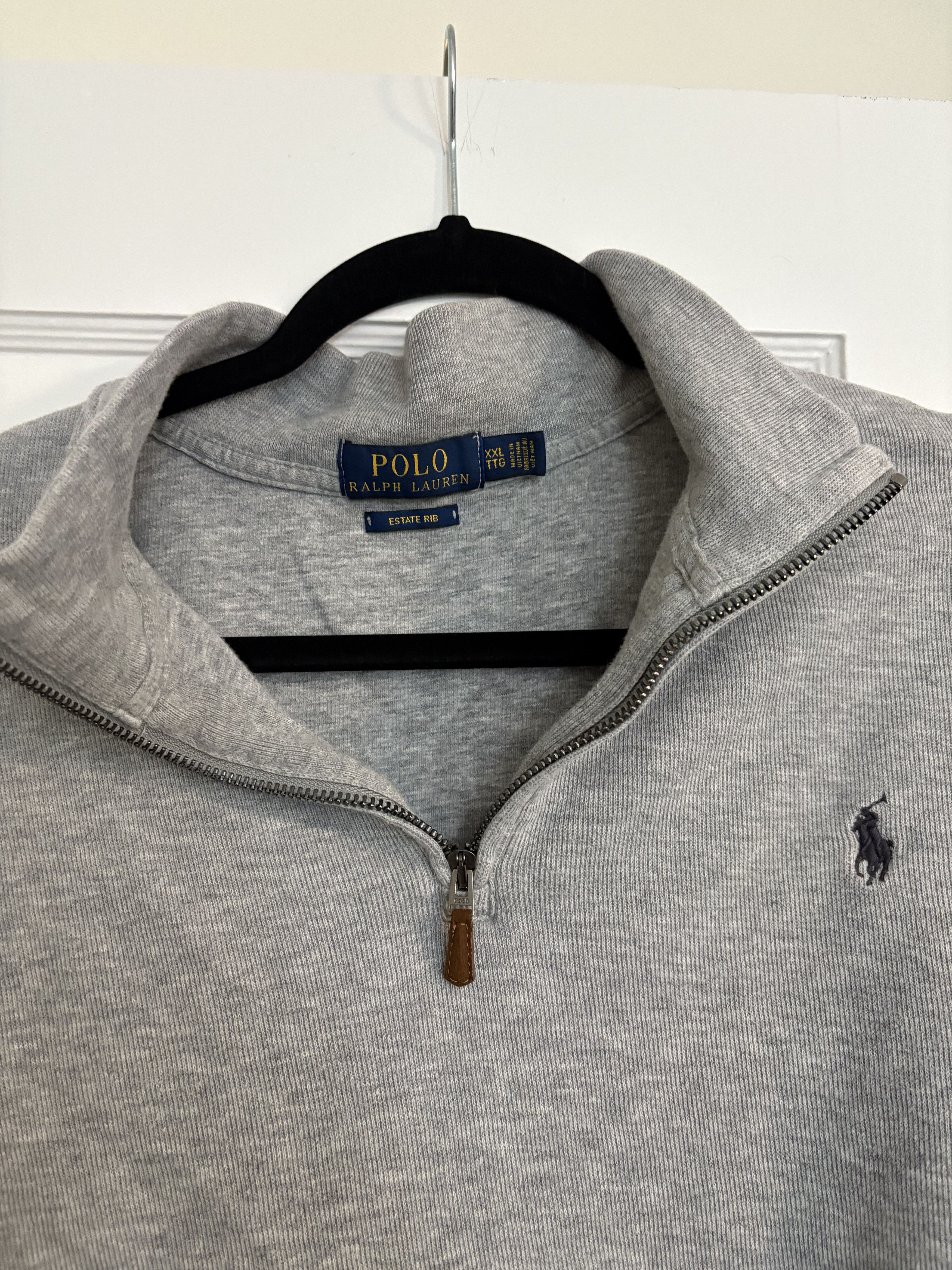 Polo Ralph Lauren Ralph Lauren Vintage Men's Grey Quarter-Zip (XXL) Size US XXL / EU 58 / 5 - 2 Thumbnail