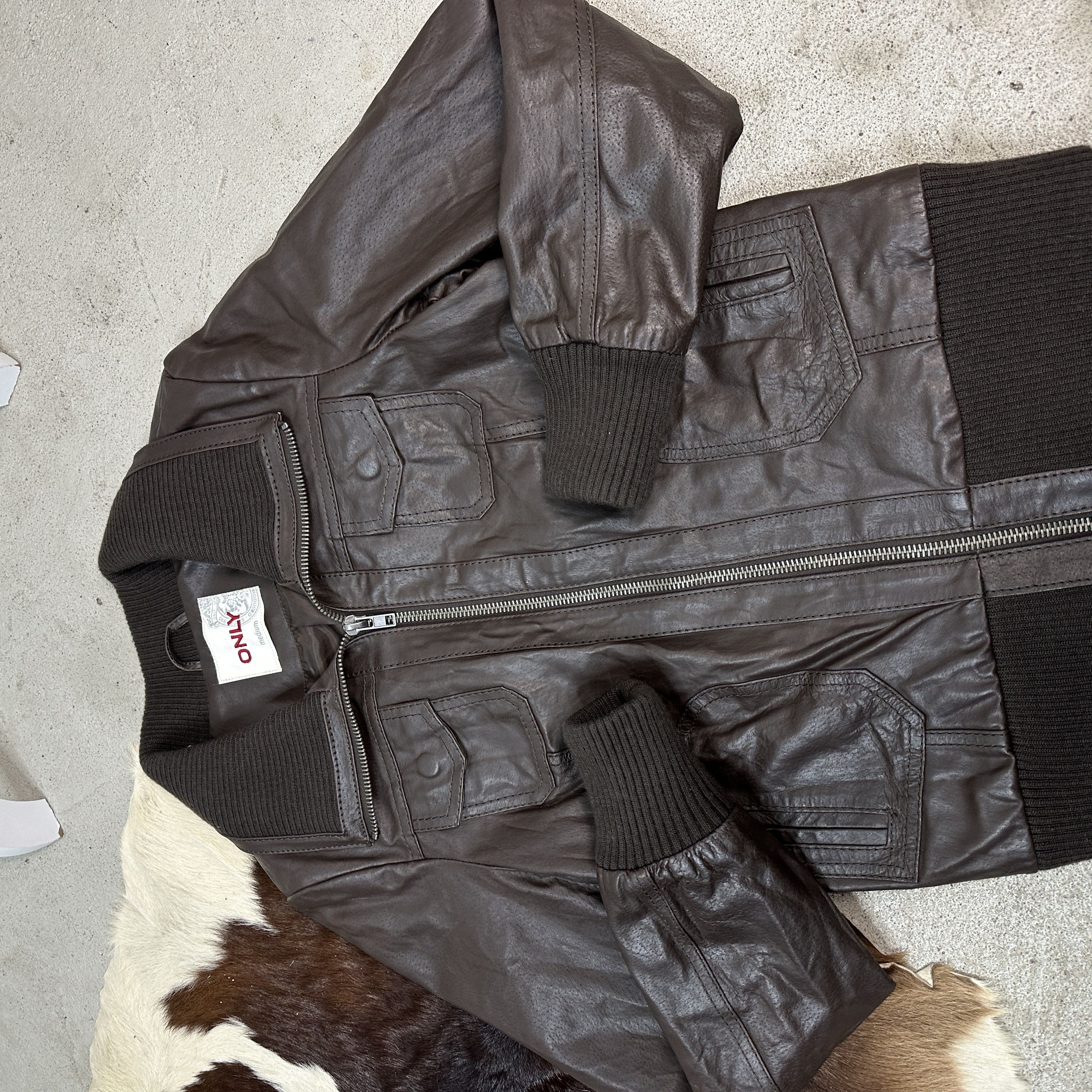 Vintage Leather Vintage Jacket Size M / US 6-8 / IT 42-44 - 3 Thumbnail